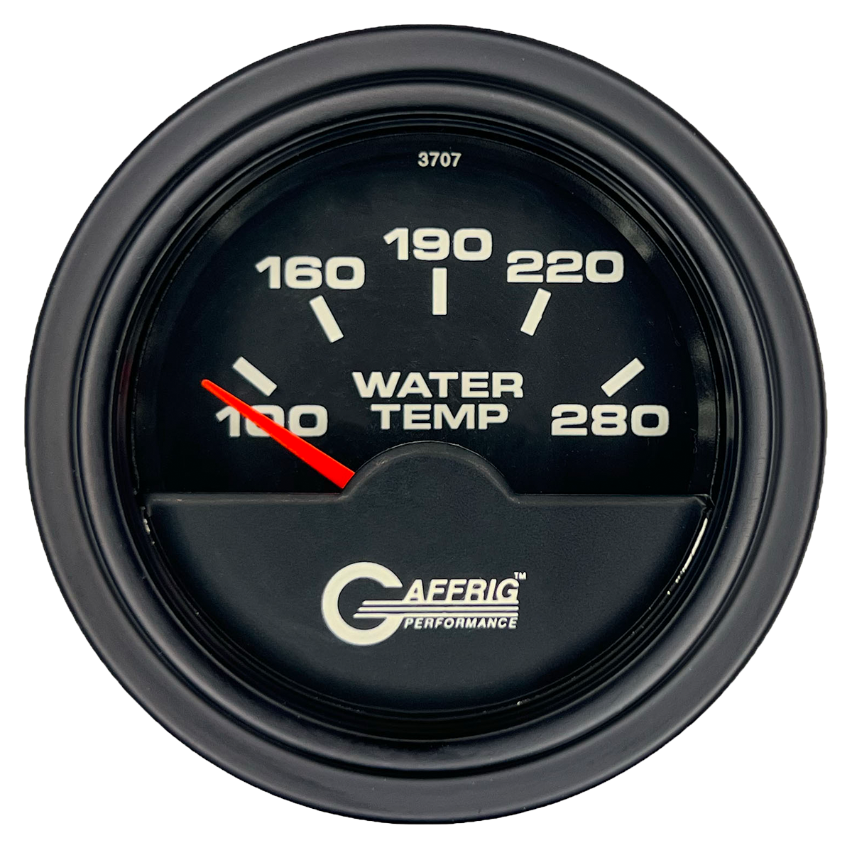 #5042 2 INCH ELECTRIC HIGH WATER TEMP. 100-280 F Black Black / Step