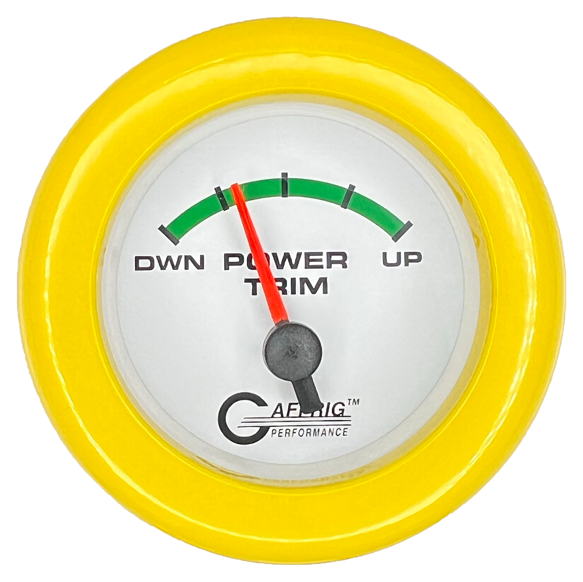 #5528 2 INCH ELECTRIC TRIM METER OMC White Yellow / Step