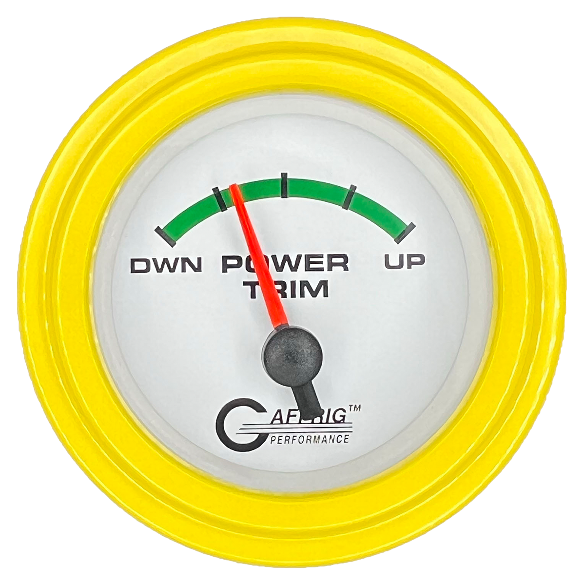 #5528 2 INCH ELECTRIC TRIM METER OMC White Yellow / Step