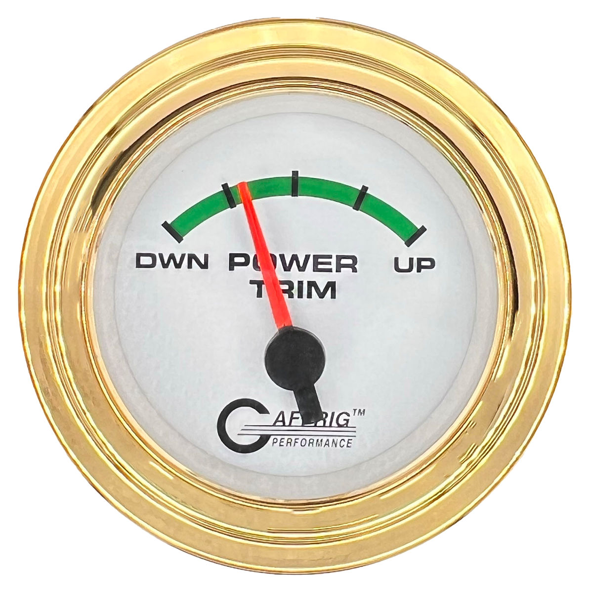 #5528 2 INCH ELECTRIC TRIM METER OMC White Gold / Step