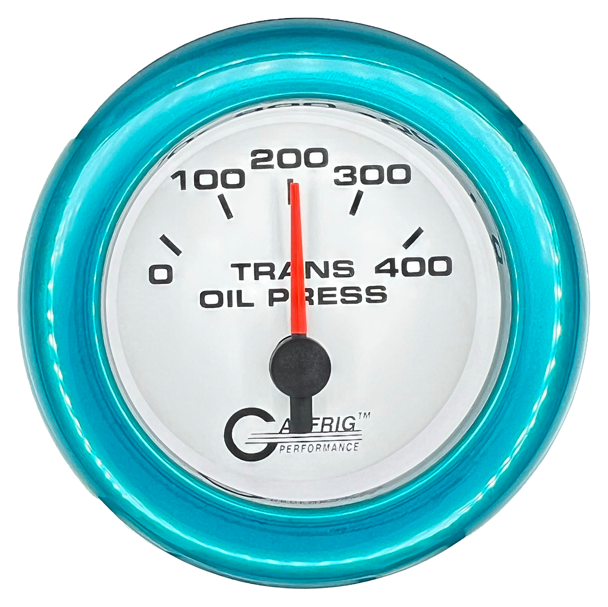 #5529 2 INCH ELECTRIC TRANS. PRESSURE 0-400 PSI White Teal / Step