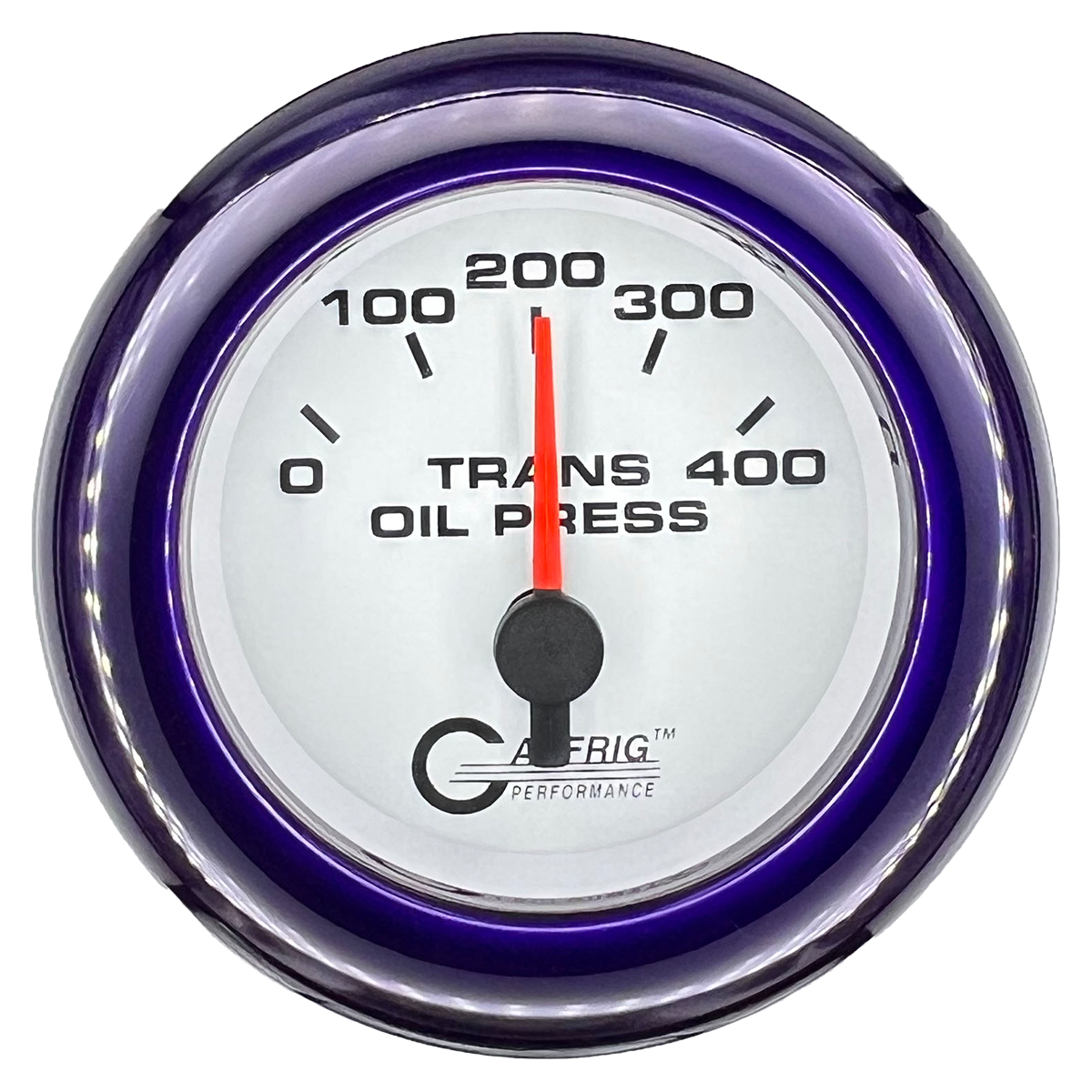 #5529 2 INCH ELECTRIC TRANS. PRESSURE 0-400 PSI White Purple / Step