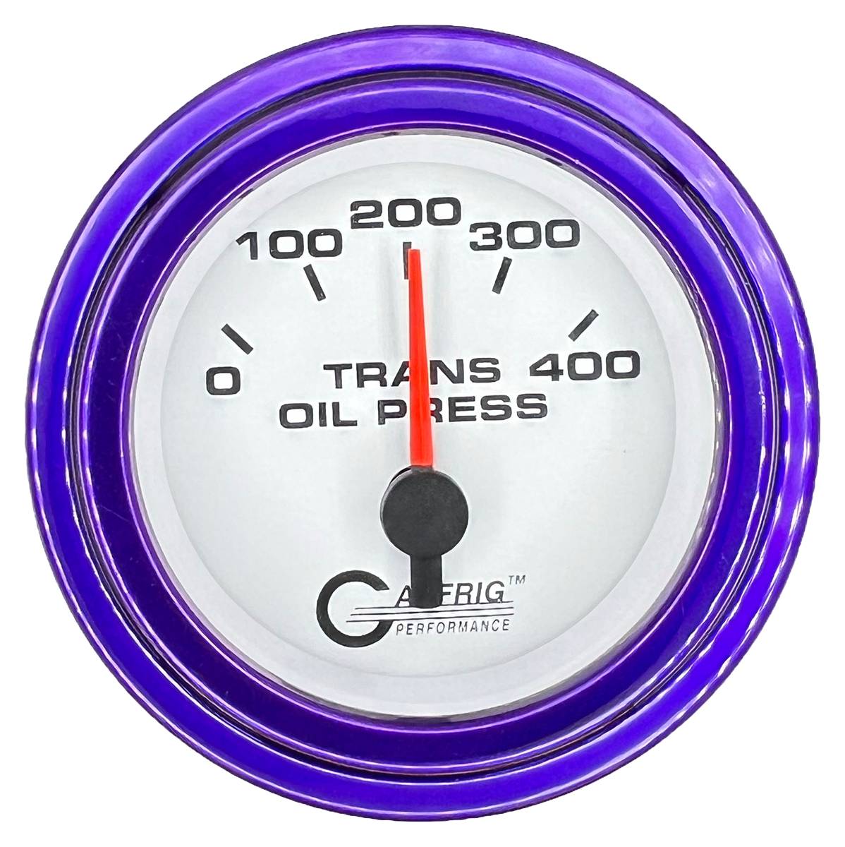 #5529 2 INCH ELECTRIC TRANS. PRESSURE 0-400 PSI White Purple / Step