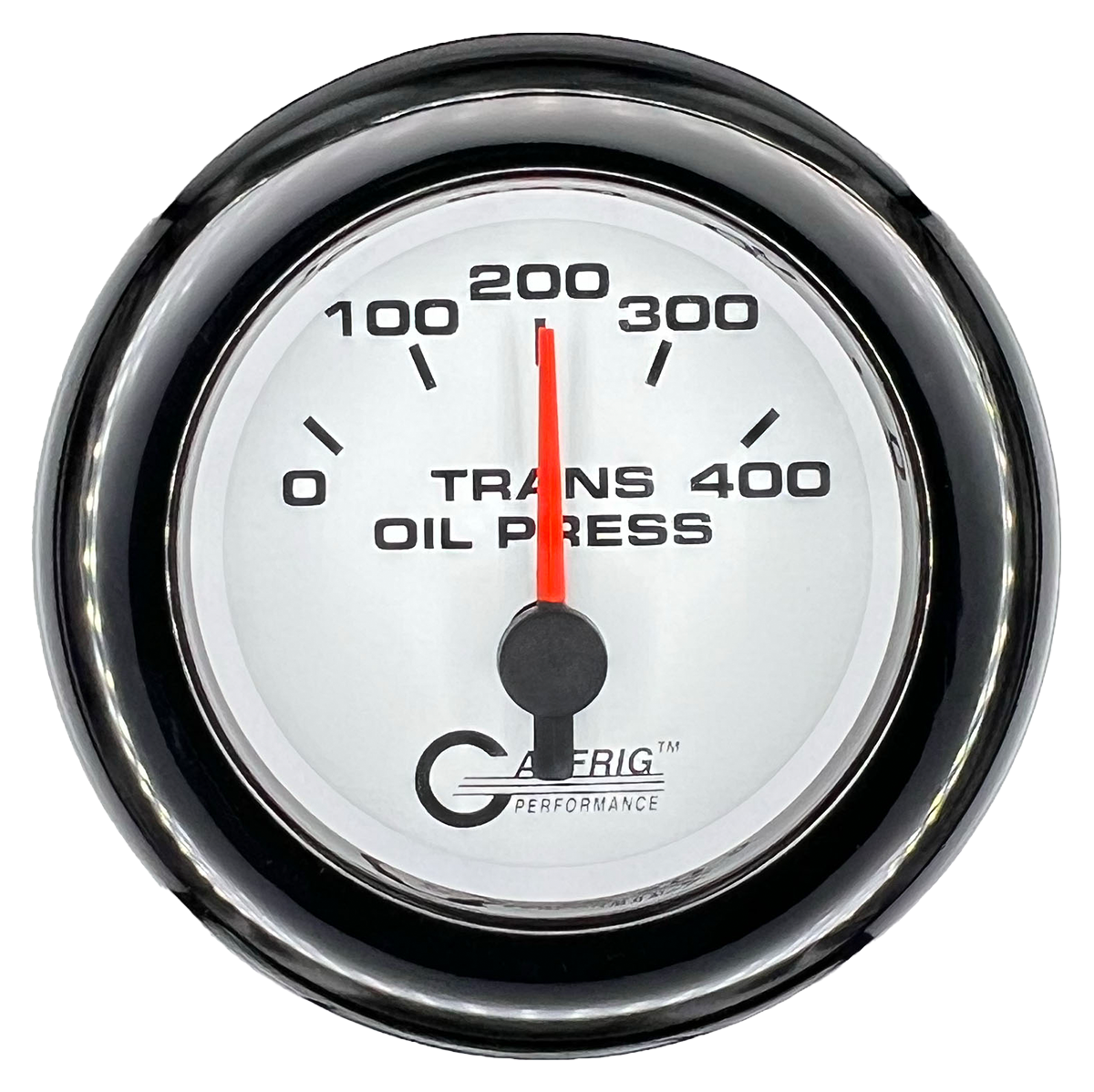 #5529 2 INCH ELECTRIC TRANS. PRESSURE 0-400 PSI White Black / Step