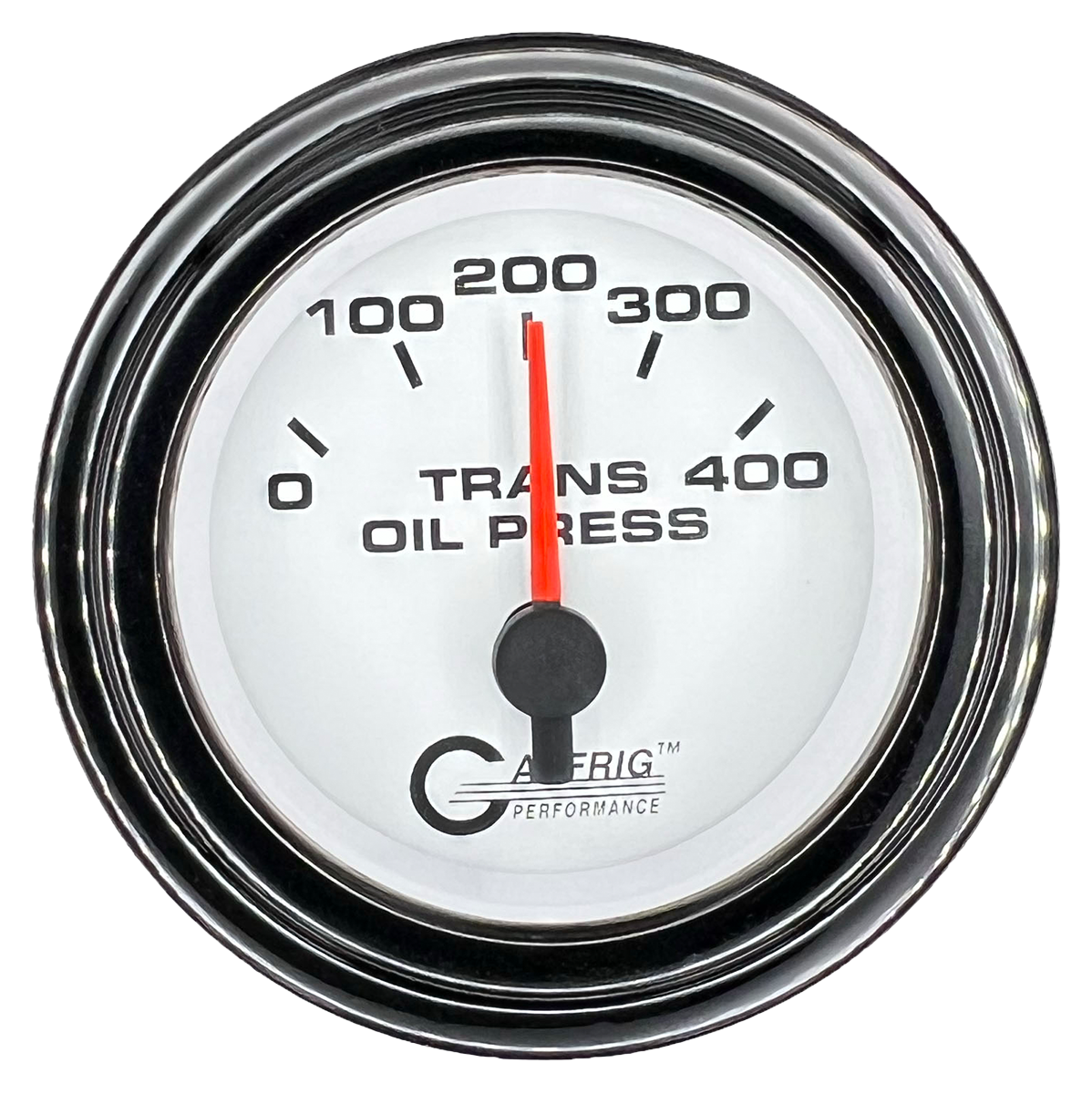 #5529 2 INCH ELECTRIC TRANS. PRESSURE 0-400 PSI White Black / Step
