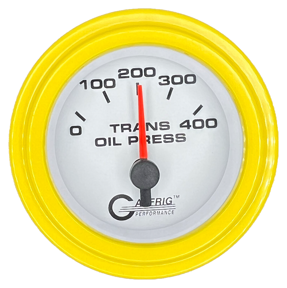 #5529 2 INCH ELECTRIC TRANS. PRESSURE 0-400 PSI White Yellow / Step