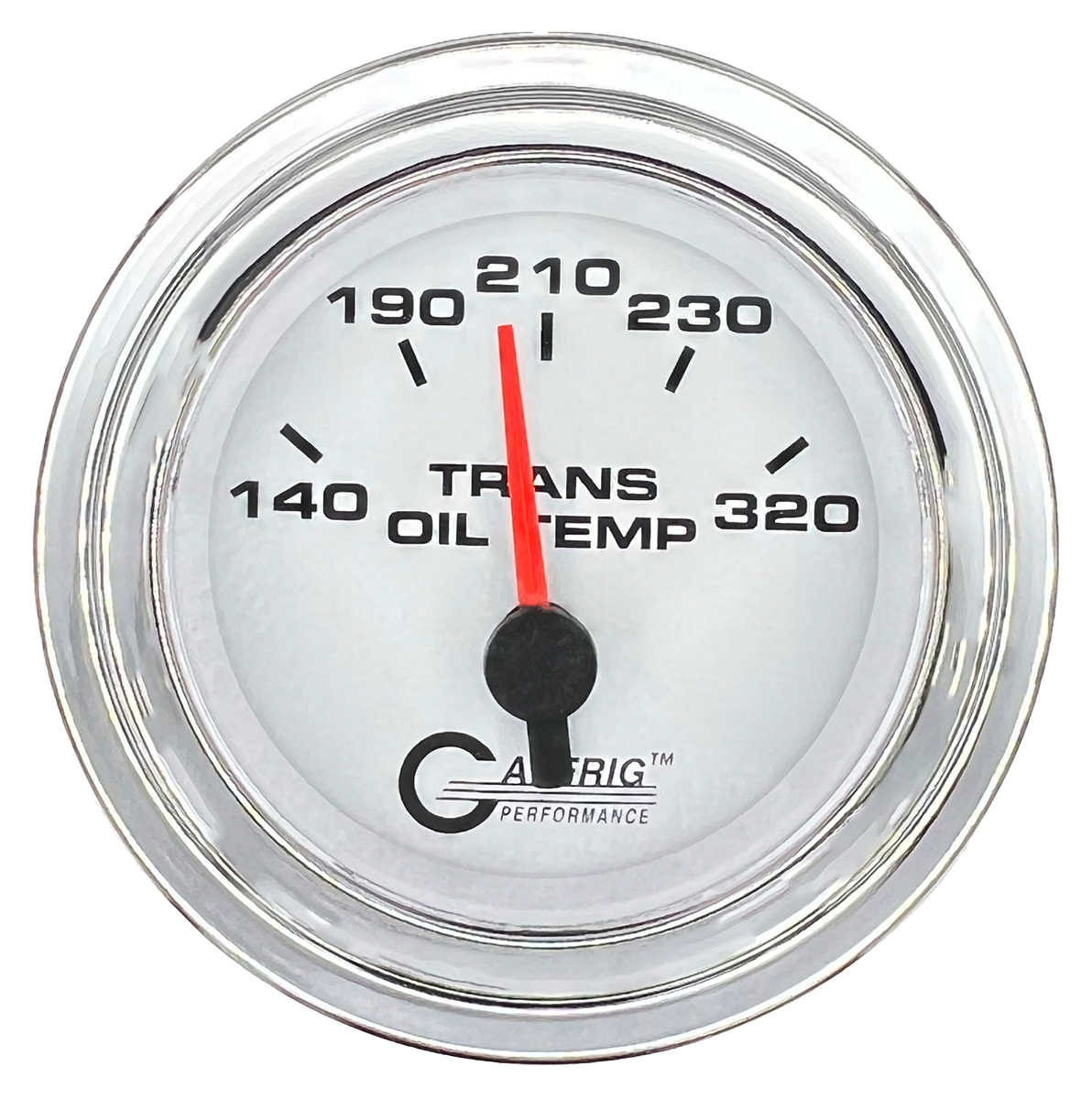 #5530 2 INCH ELECTRIC TRANS. TEMP. 140-320 F White Chrome / Step