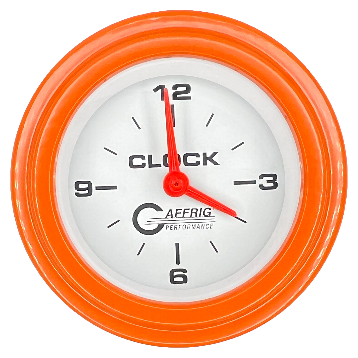 #5554 2 INCH ELECTRIC CLOCK WHITE Orange / Step