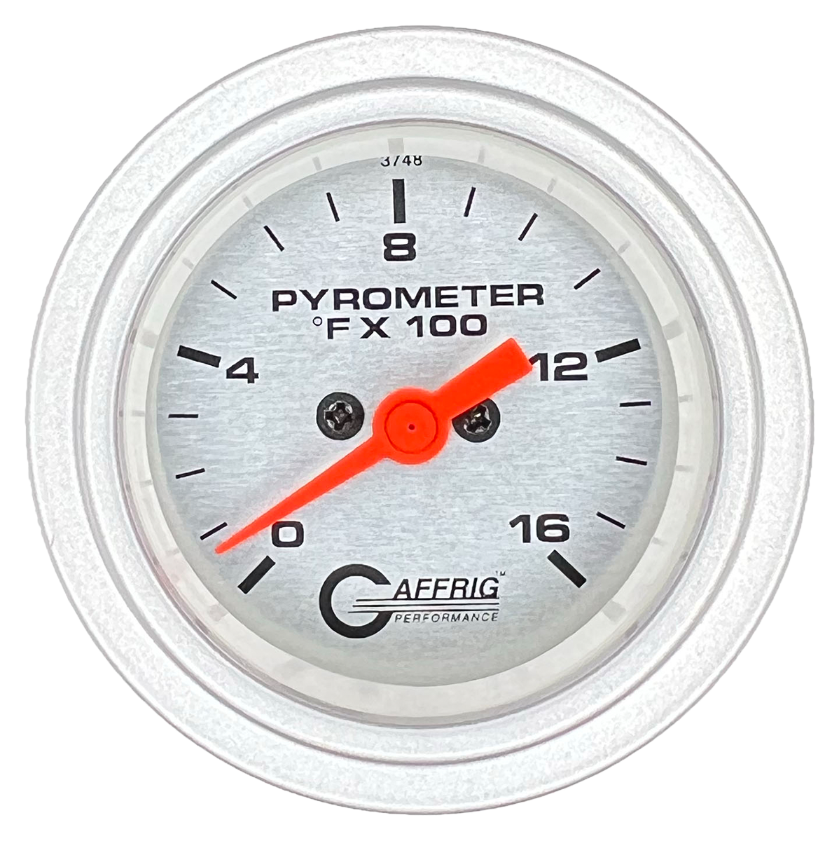 #5824 2 INCH ELECTRIC PYROMETER 0-1600 F PLATINUM Platinum / Step