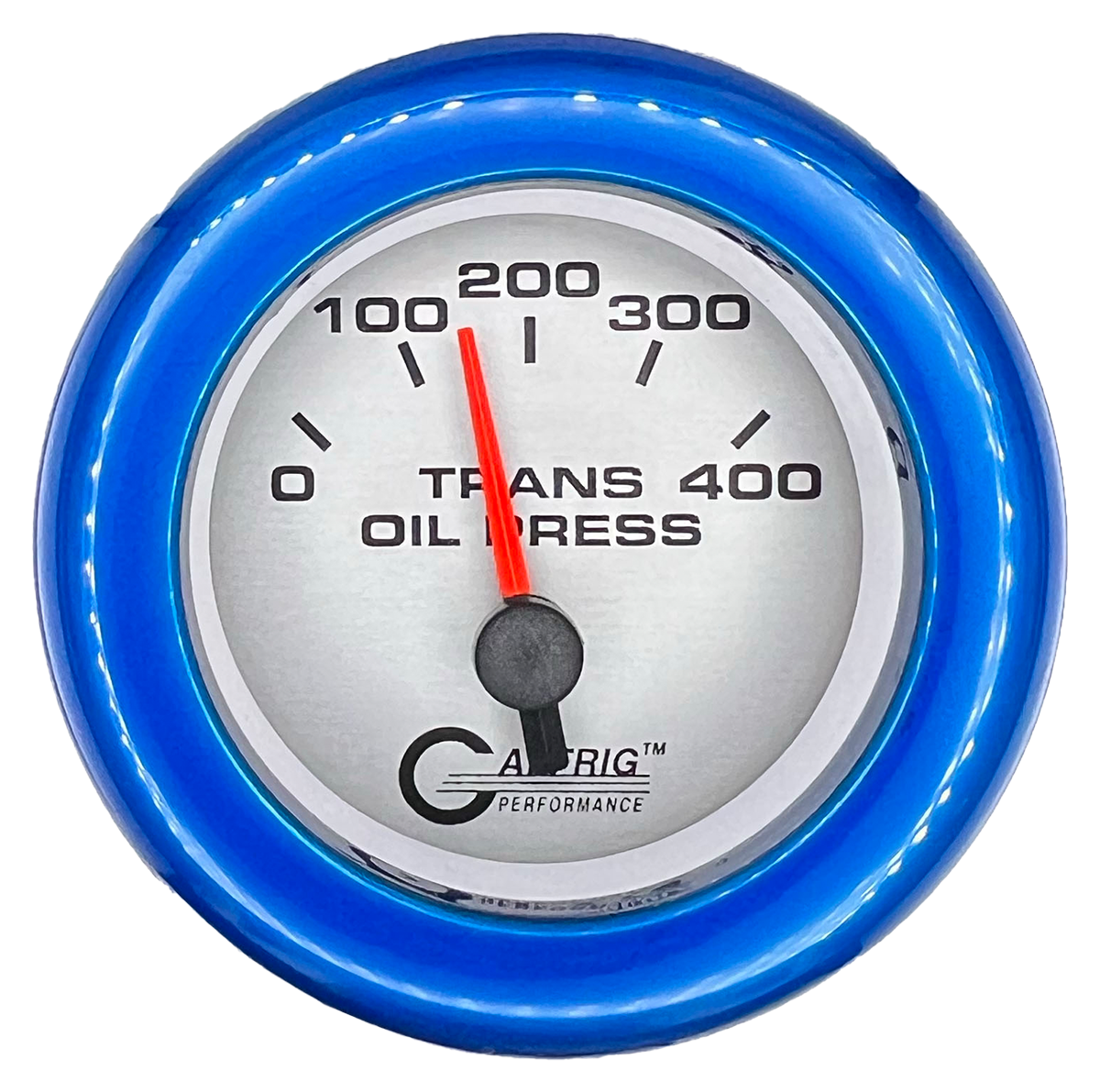 #5829 2 INCH ELECTRIC TRANS. PRESSURE 0-400 PSI PLATINUM Blue / Step