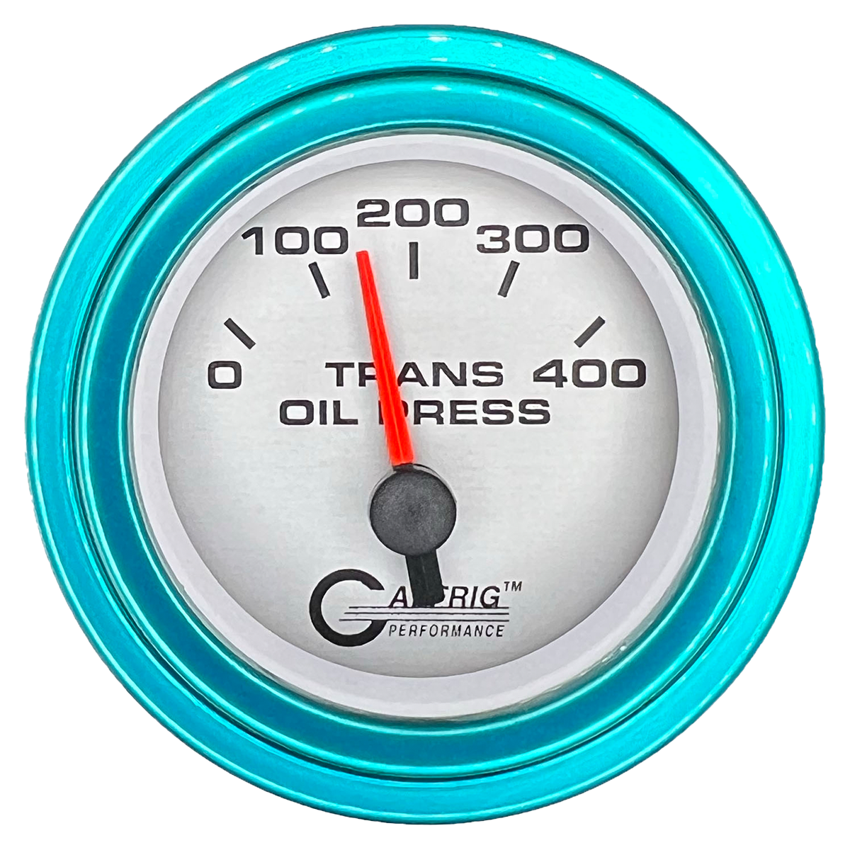 #5829 2 INCH ELECTRIC TRANS. PRESSURE 0-400 PSI PLATINUM Teal / Step