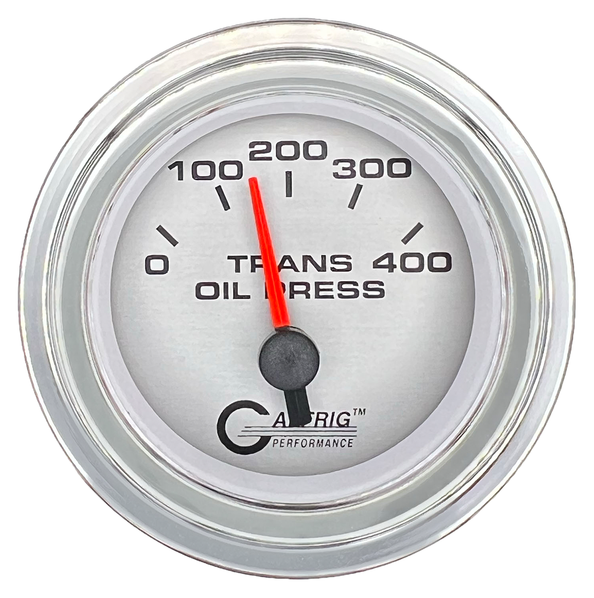 #5829 2 INCH ELECTRIC TRANS. PRESSURE 0-400 PSI PLATINUM Chrome / Step