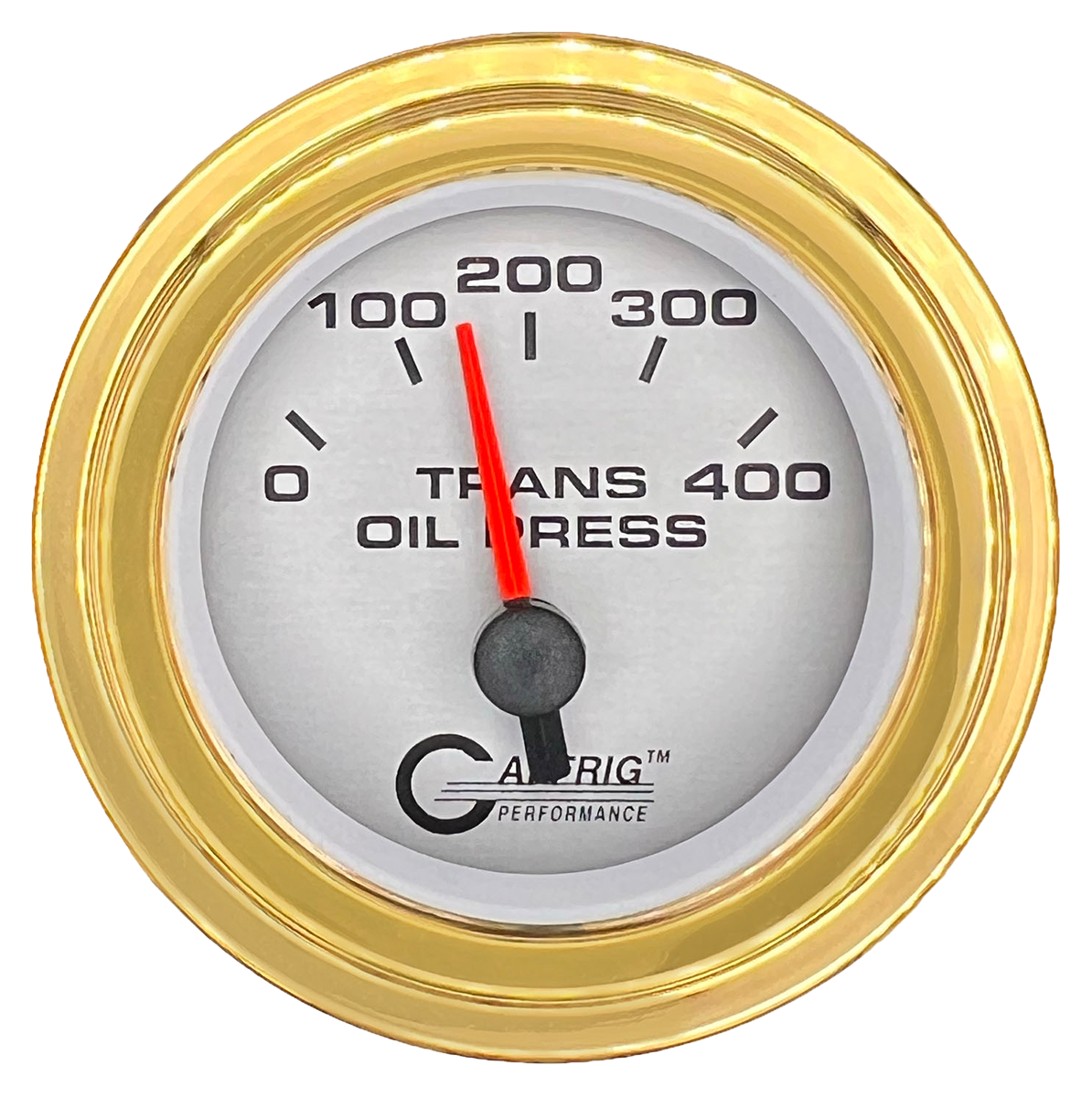 #5829 2 INCH ELECTRIC TRANS. PRESSURE 0-400 PSI PLATINUM Gold / Step