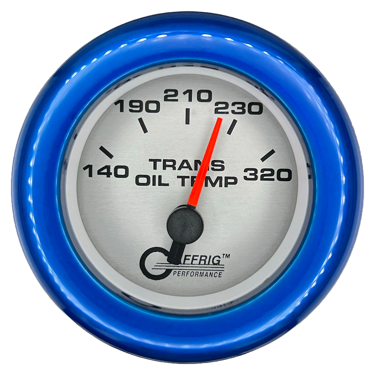 #5830 2 INCH ELECTRIC TRANS. TEMP. 140-320 F PLATINUM Blue / Step