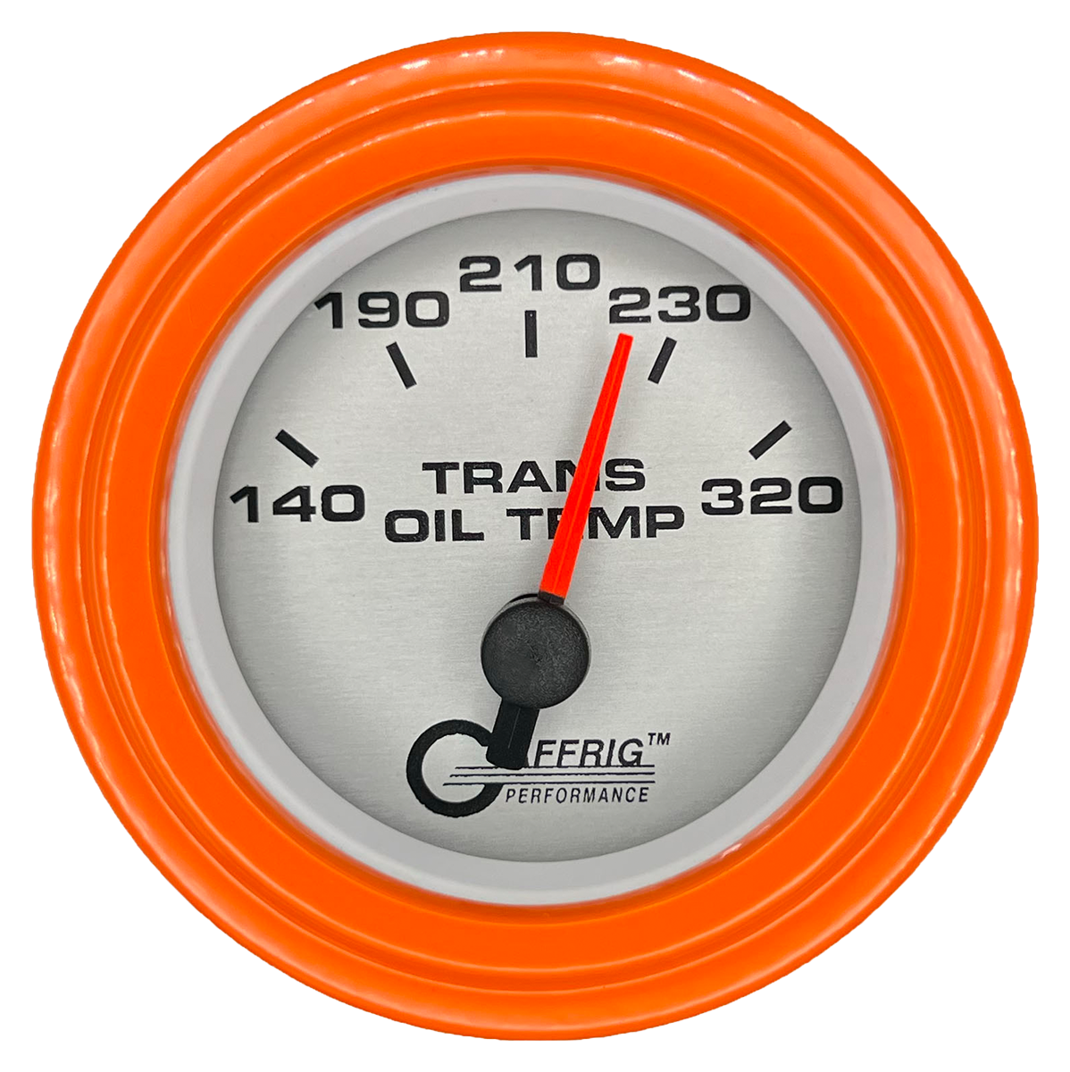 #5830 2 INCH ELECTRIC TRANS. TEMP. 140-320 F PLATINUM Orange / Step