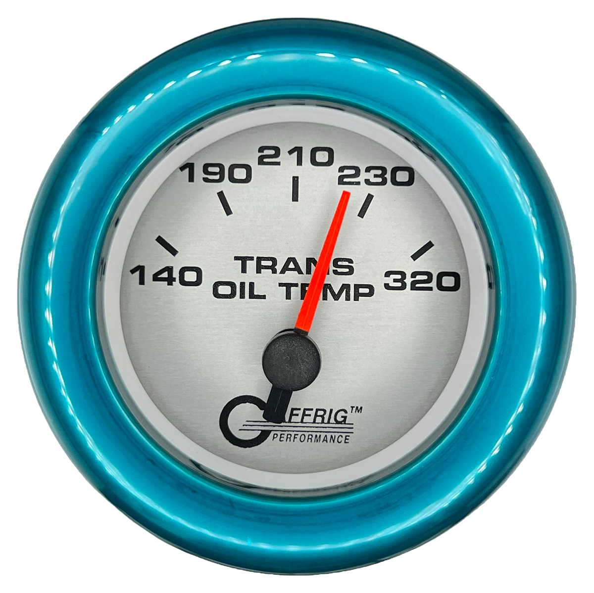 #5830 2 INCH ELECTRIC TRANS. TEMP. 140-320 F PLATINUM Teal / Step