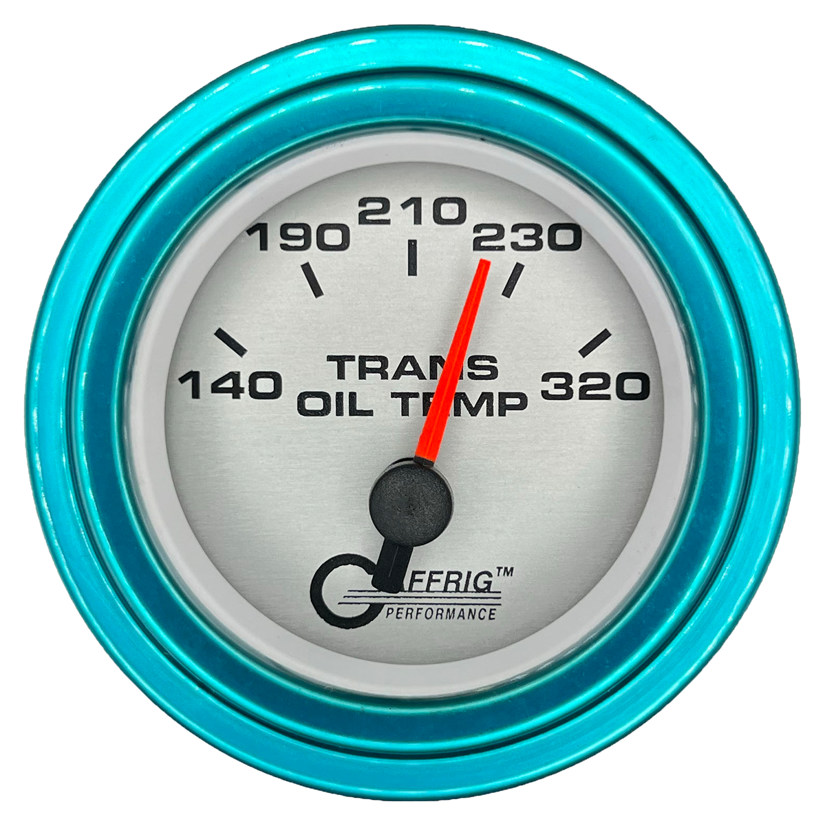 #5830 2 INCH ELECTRIC TRANS. TEMP. 140-320 F PLATINUM Teal / Step