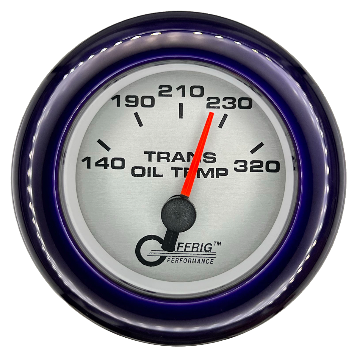 #5830 2 INCH ELECTRIC TRANS. TEMP. 140-320 F PLATINUM Purple / Step
