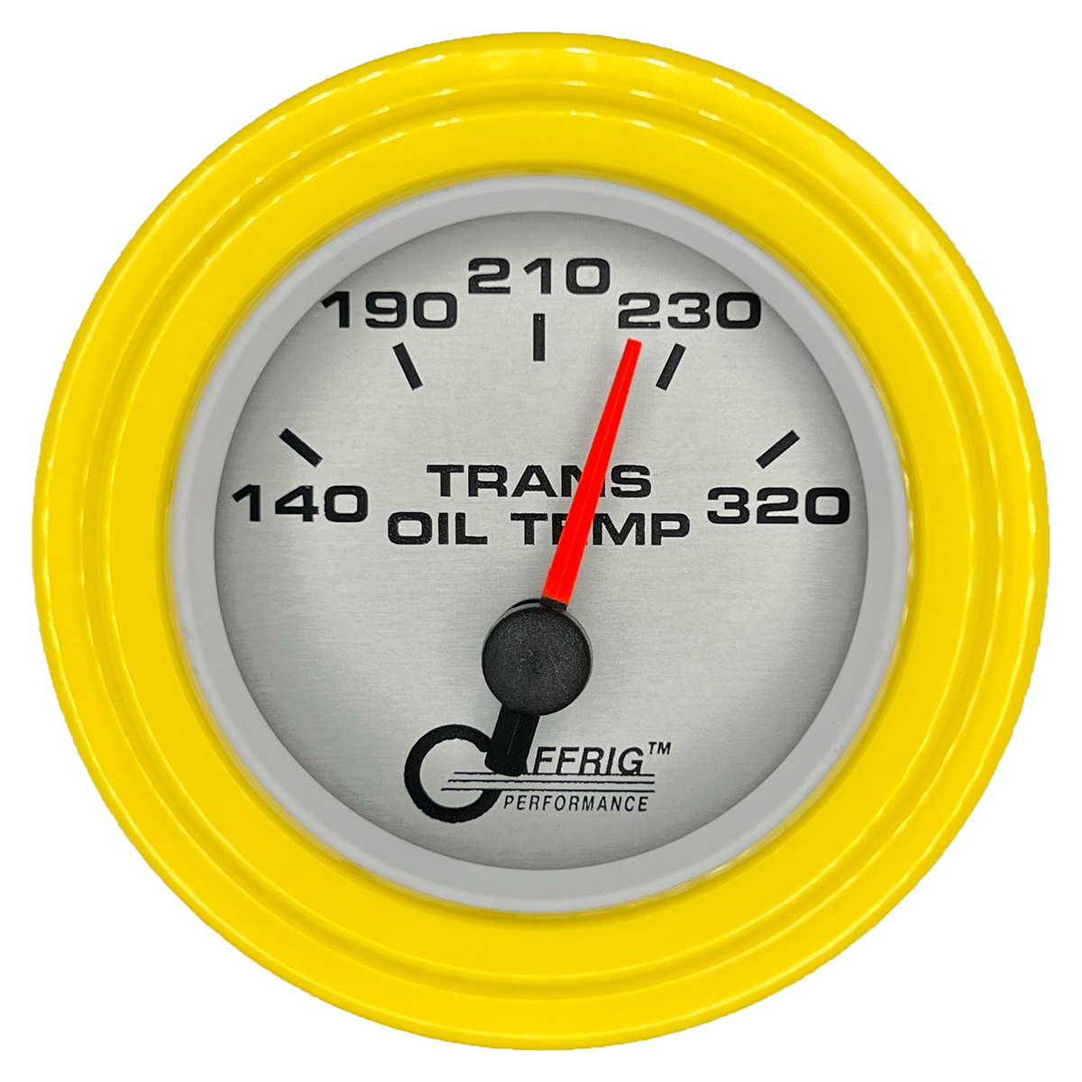 #5830 2 INCH ELECTRIC TRANS. TEMP. 140-320 F PLATINUM Yellow / Step