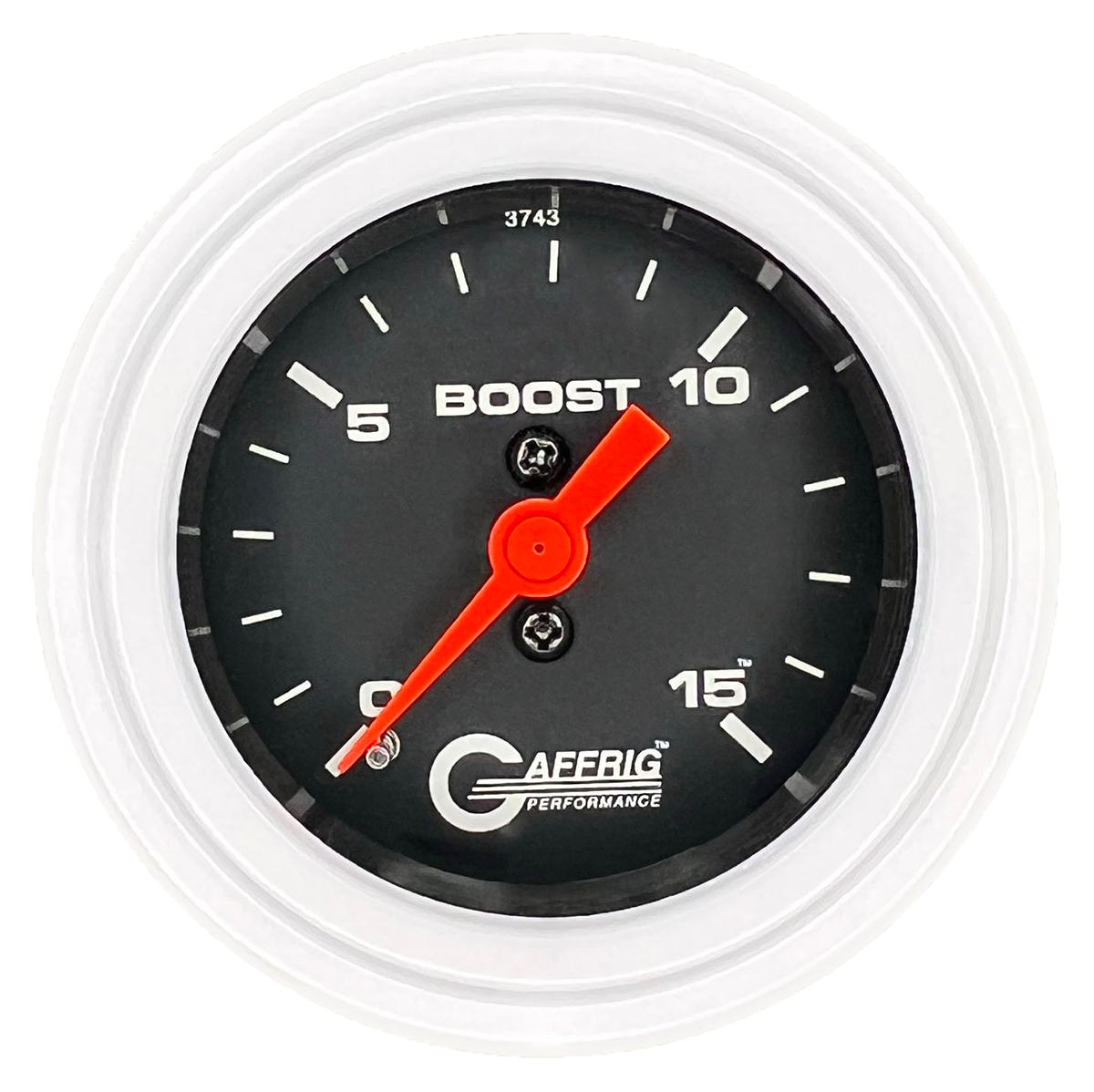 #6000 2 INCH MECHANICAL BOOST 0-15 PSI BLACK White / Step