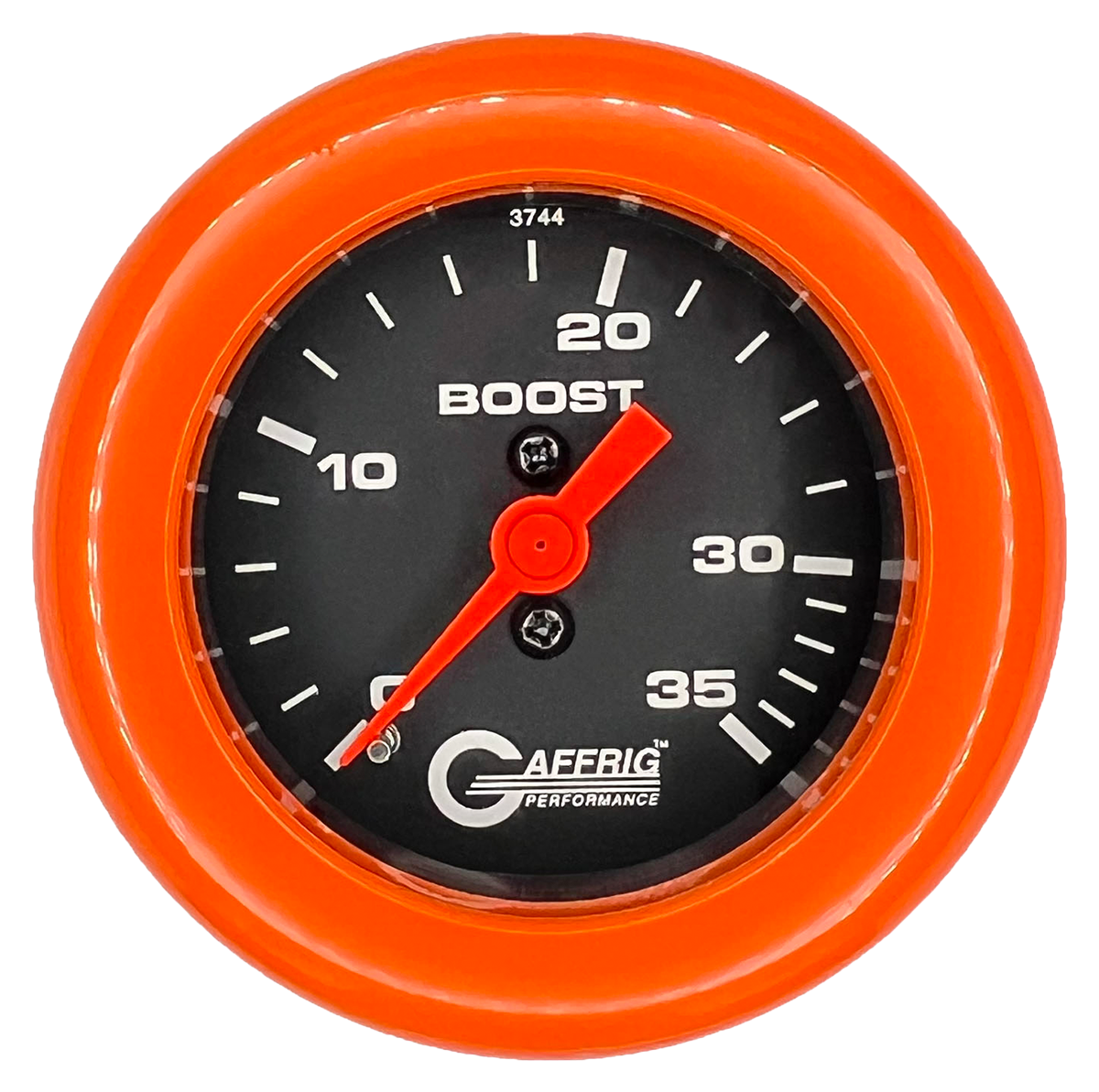 #6002 2 INCH MECHANICAL BOOST 0-35 PSI BLACK Orange / Step