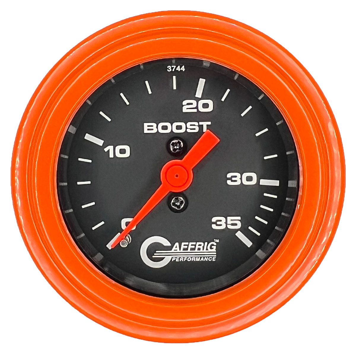 #6002 2 INCH MECHANICAL BOOST 0-35 PSI BLACK Orange / Step