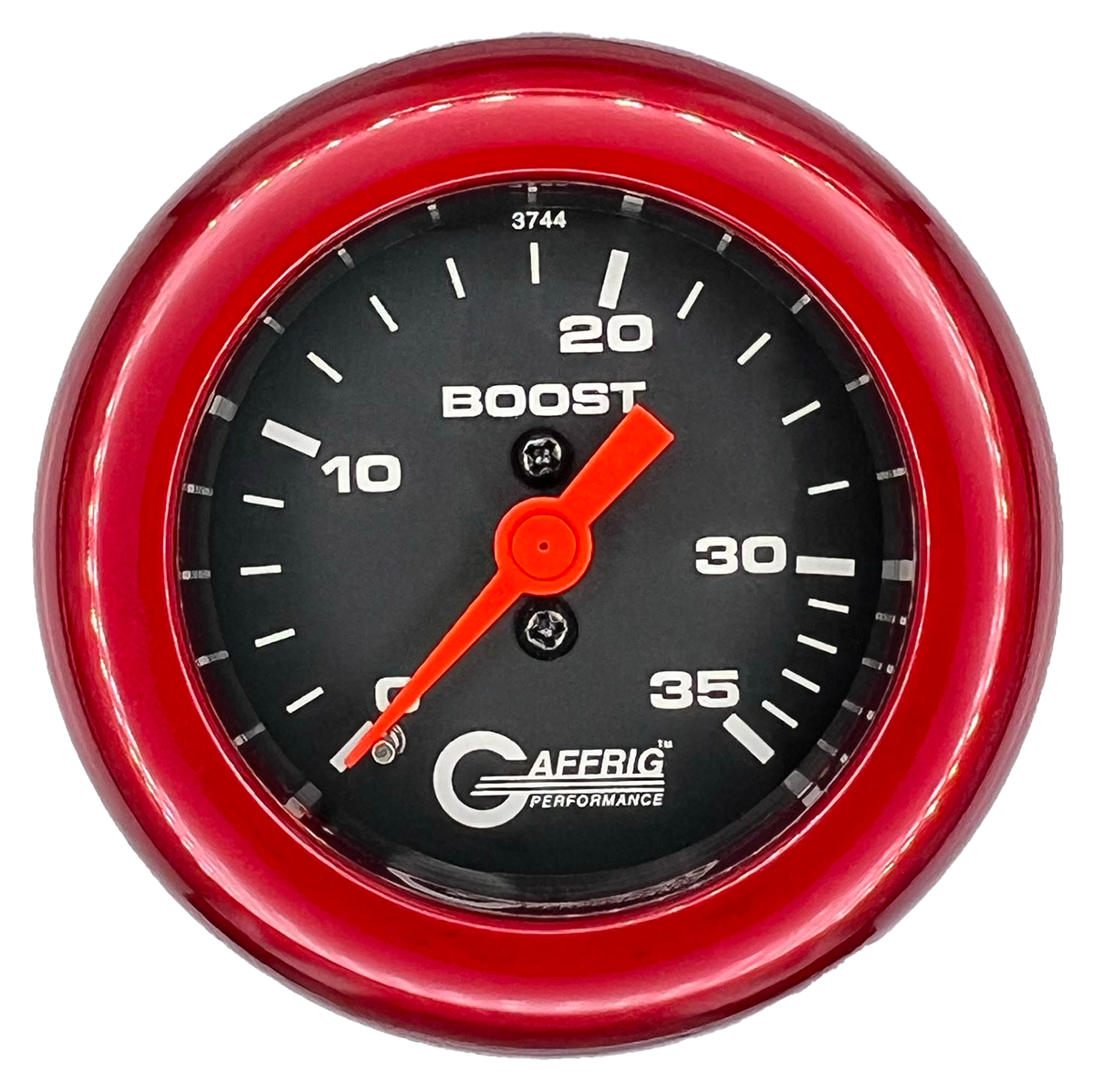#6002 2 INCH MECHANICAL BOOST 0-35 PSI BLACK Red / Step