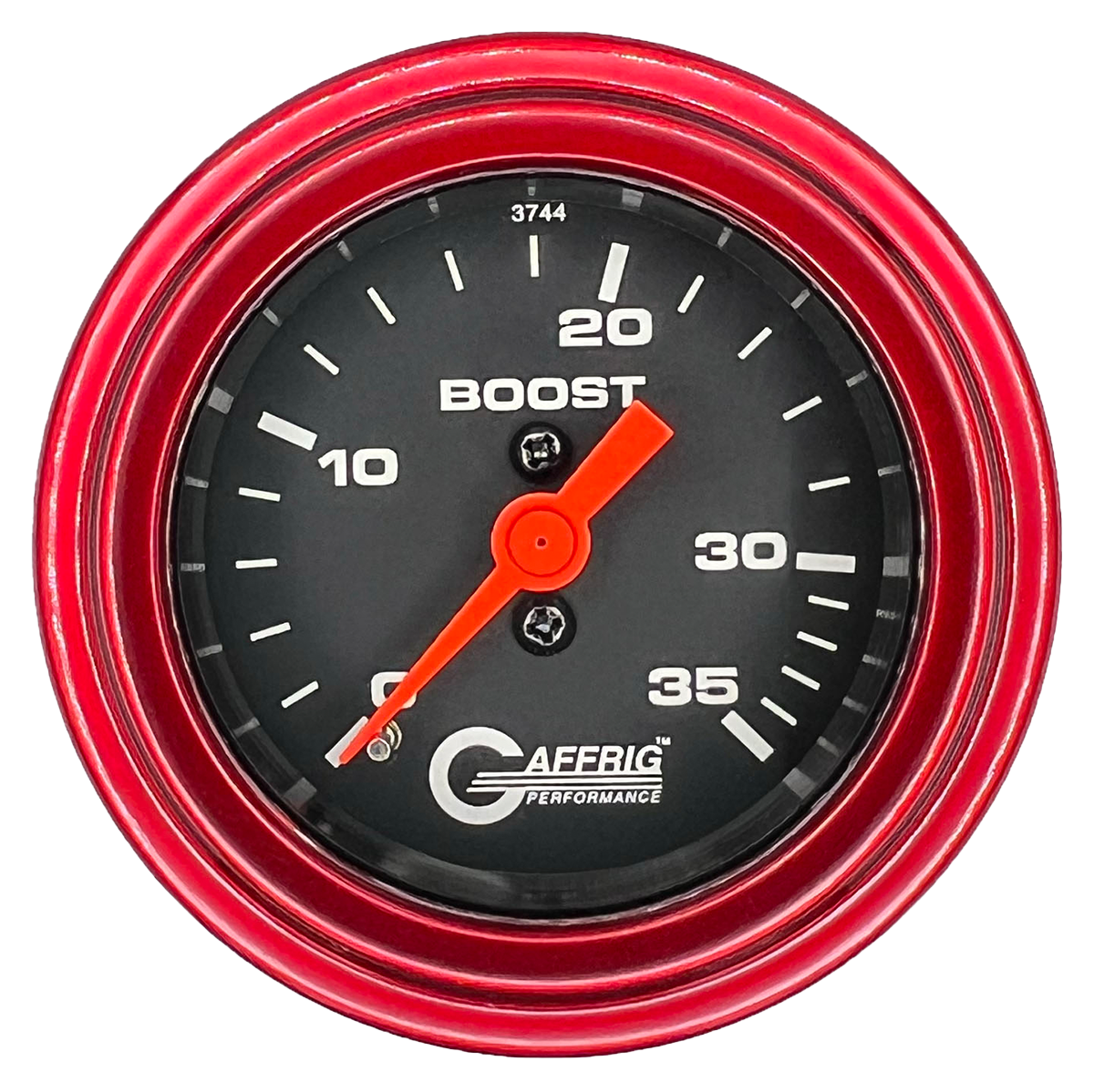 #6002 2 INCH MECHANICAL BOOST 0-35 PSI BLACK Red / Step