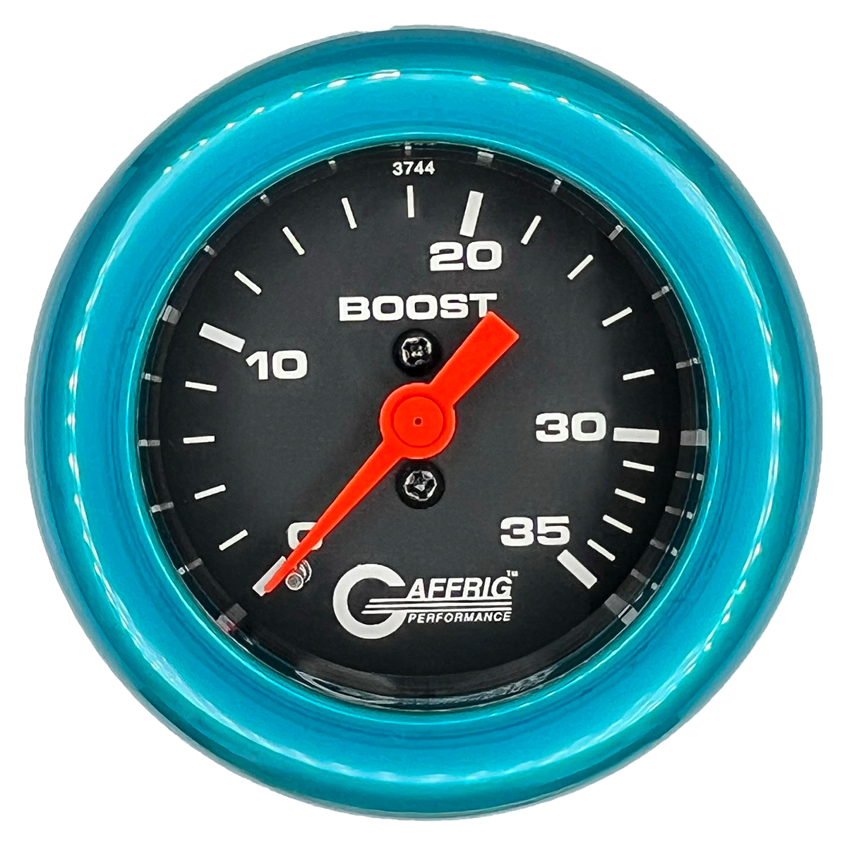 #6002 2 INCH MECHANICAL BOOST 0-35 PSI BLACK Teal / Step