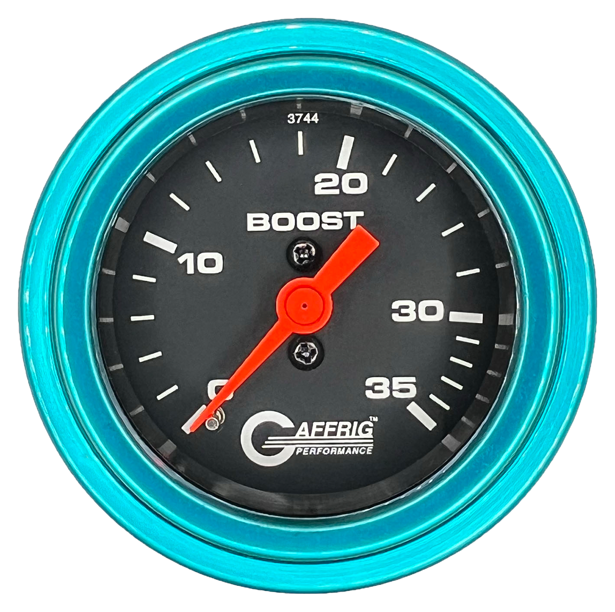 #6002 2 INCH MECHANICAL BOOST 0-35 PSI BLACK Teal / Step
