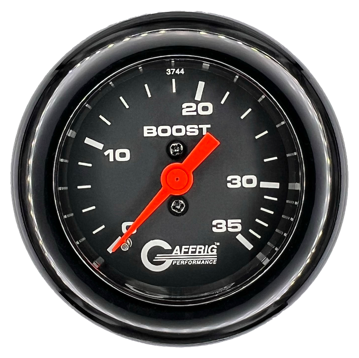 #6002 2 INCH MECHANICAL BOOST 0-35 PSI BLACK Black / Fat