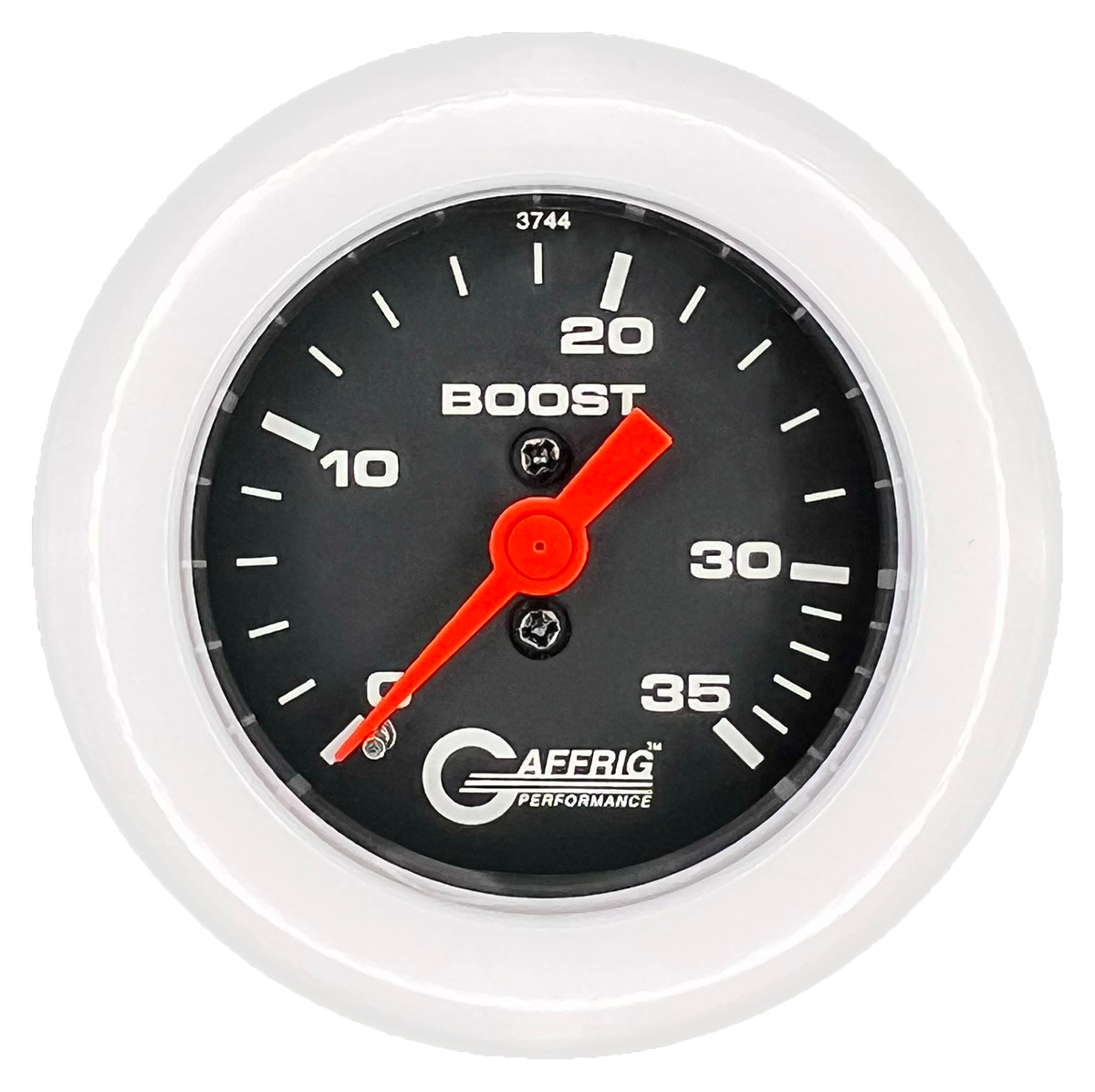 #6002 2 INCH MECHANICAL BOOST 0-35 PSI BLACK White / Step