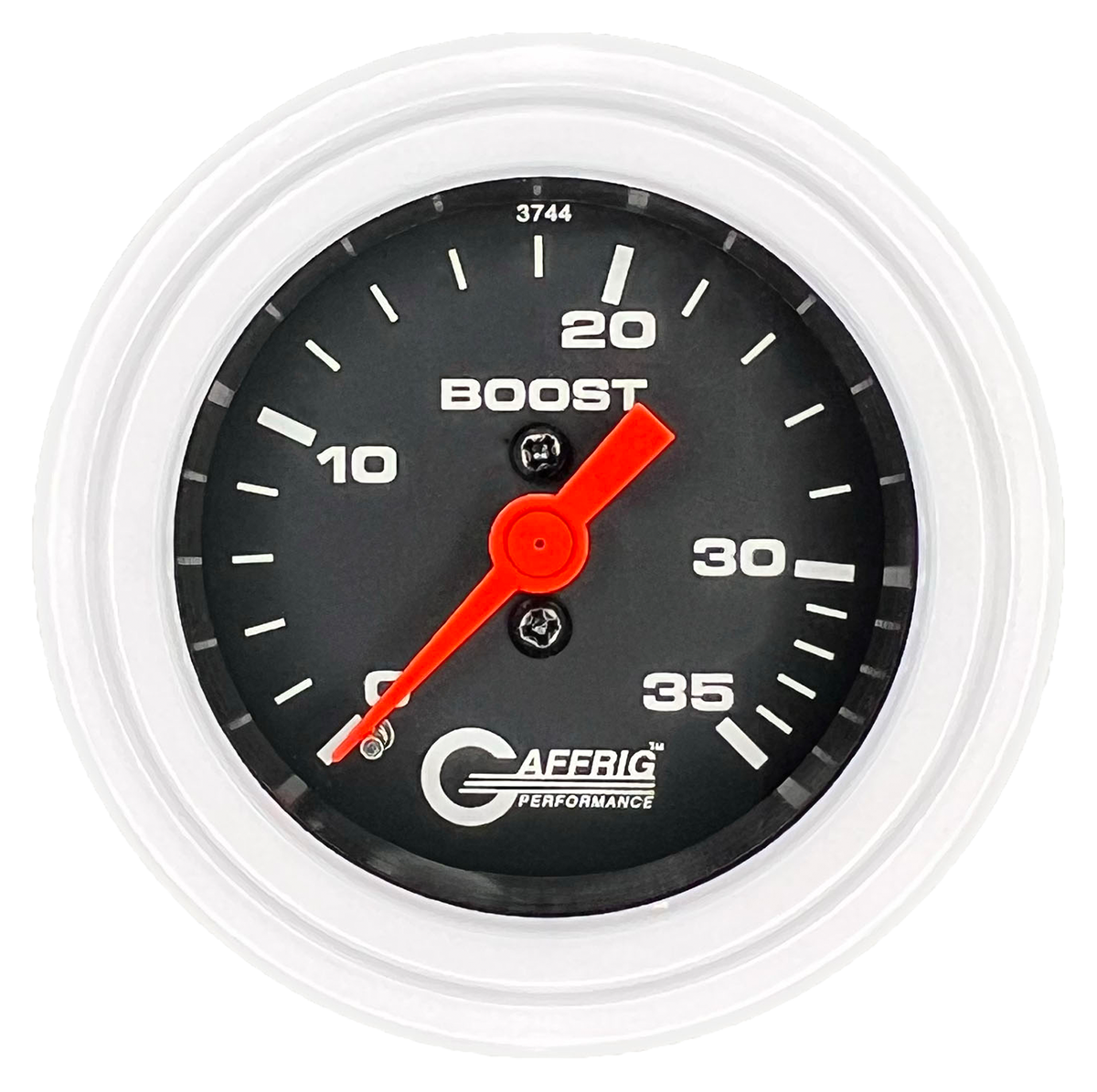#6002 2 INCH MECHANICAL BOOST 0-35 PSI BLACK White / Step