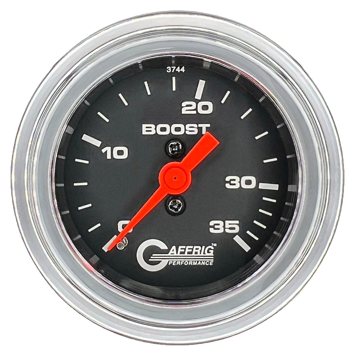 #6002 2 INCH MECHANICAL BOOST 0-35 PSI BLACK Chrome / Step