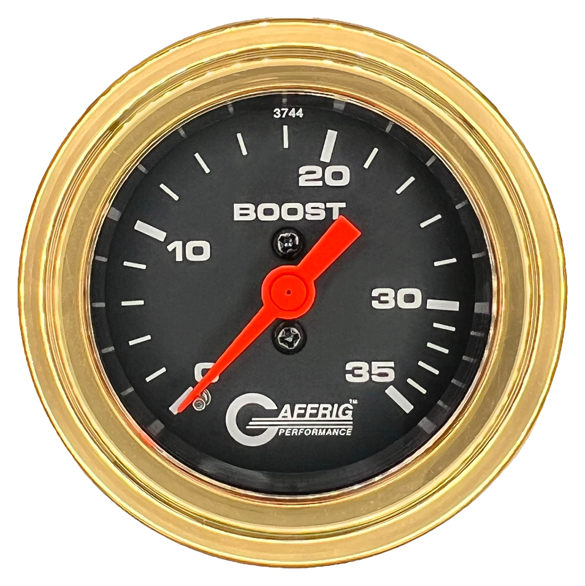 #6002 2 INCH MECHANICAL BOOST 0-35 PSI BLACK Gold / Step