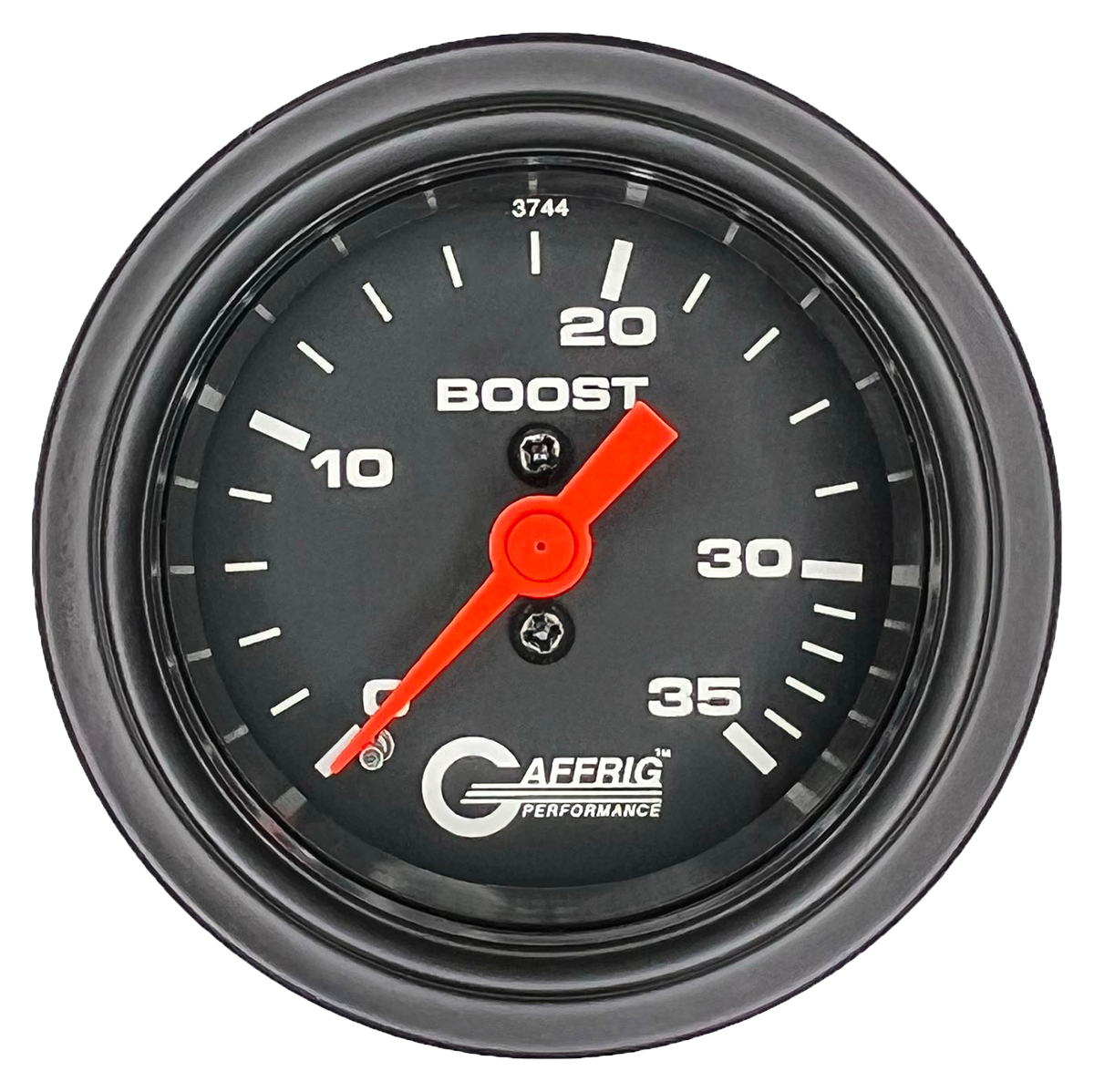 #6002 2 INCH MECHANICAL BOOST 0-35 PSI BLACK Black / Step