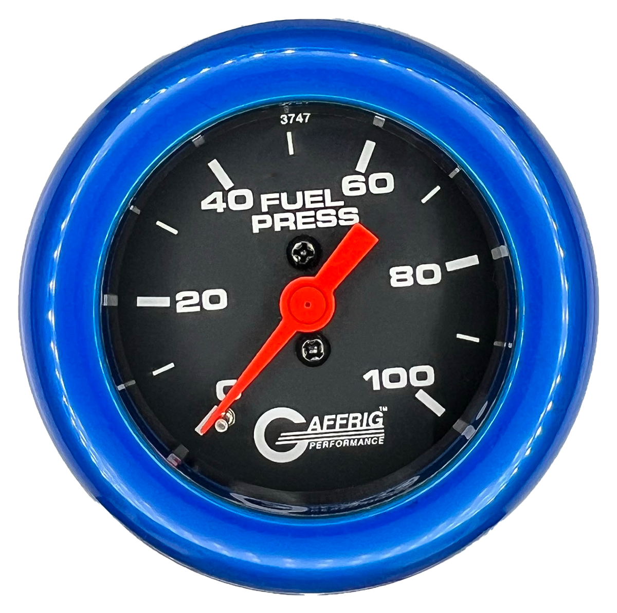 #6004 2 INCH MECHANICAL FUEL PRESS. 0-100 PSI BLACK Blue / Step