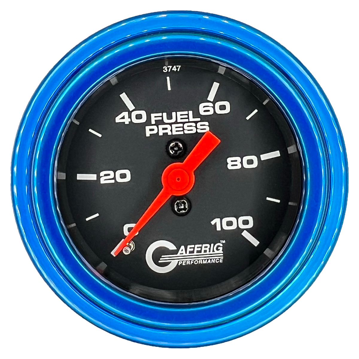 #6004 2 INCH MECHANICAL FUEL PRESS. 0-100 PSI BLACK Blue / Step