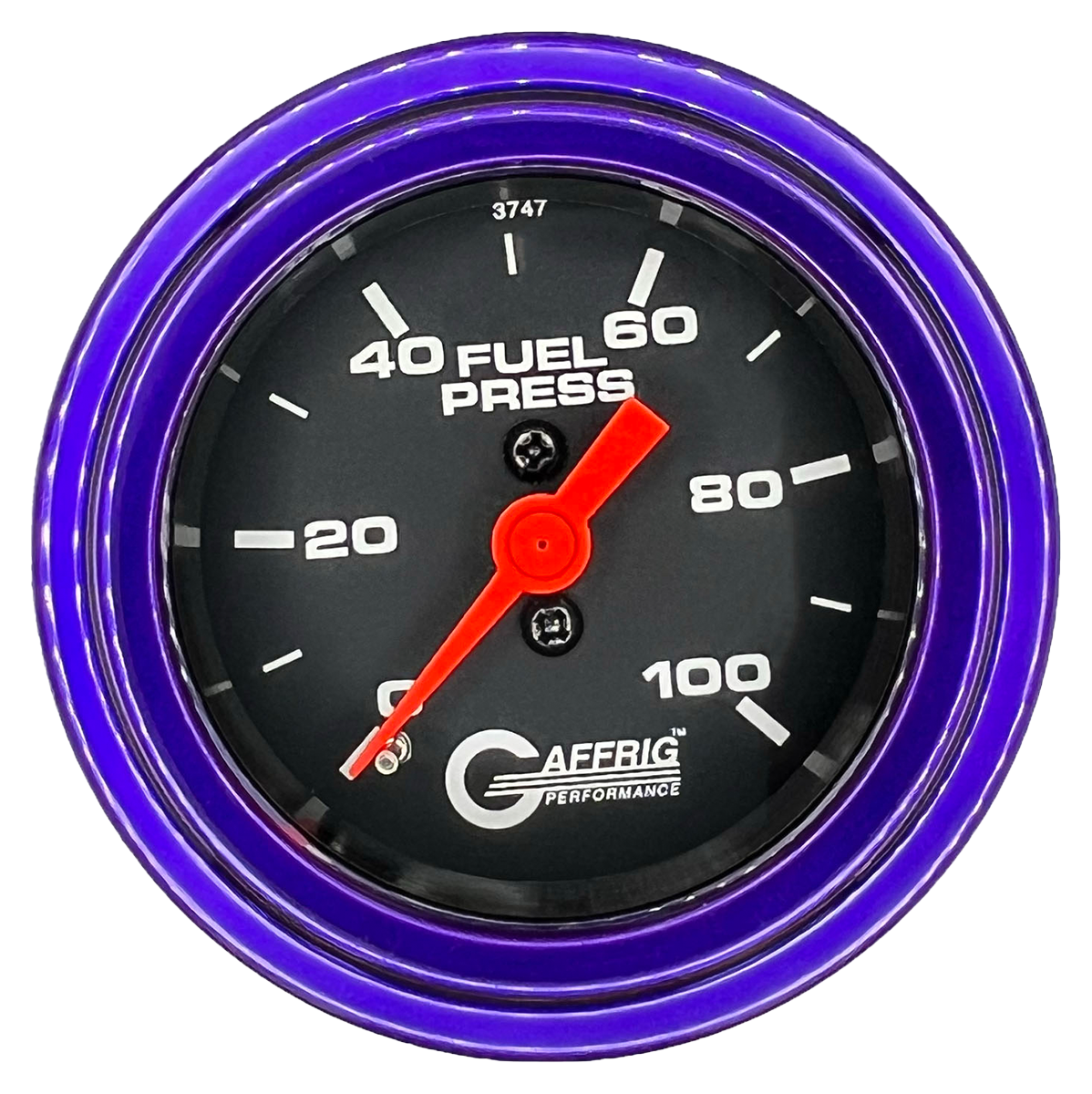 #6004 2 INCH MECHANICAL FUEL PRESS. 0-100 PSI BLACK Purple / Step