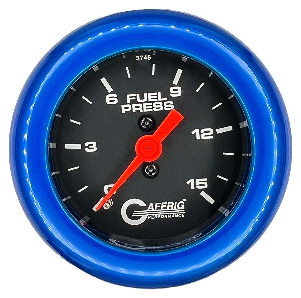 #6008 2 INCH MECHANICAL FUEL PRESS. 0-15 PSI BLACK Blue / Step
