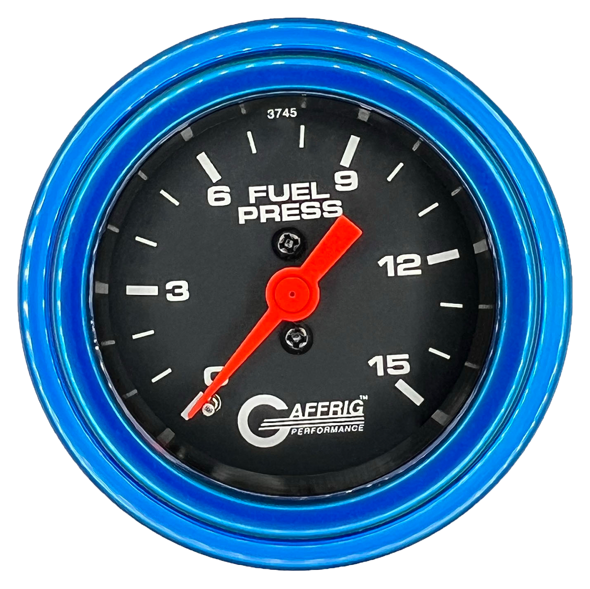 #6008 2 INCH MECHANICAL FUEL PRESS. 0-15 PSI BLACK Blue / Step