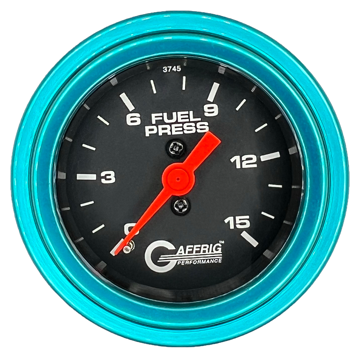 #6008 2 INCH MECHANICAL FUEL PRESS. 0-15 PSI BLACK Teal / Step