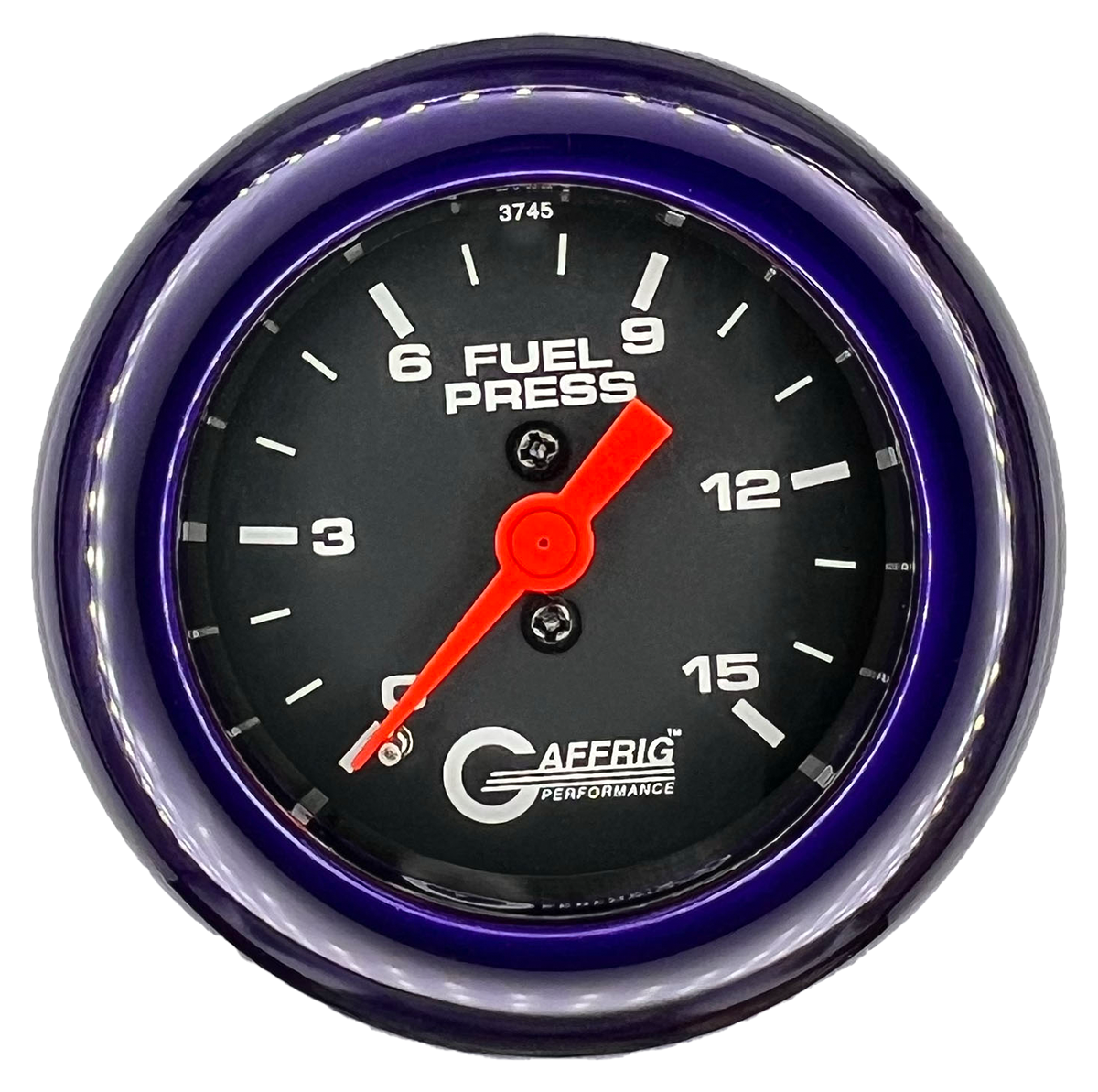 #6008 2 INCH MECHANICAL FUEL PRESS. 0-15 PSI BLACK Purple / Step