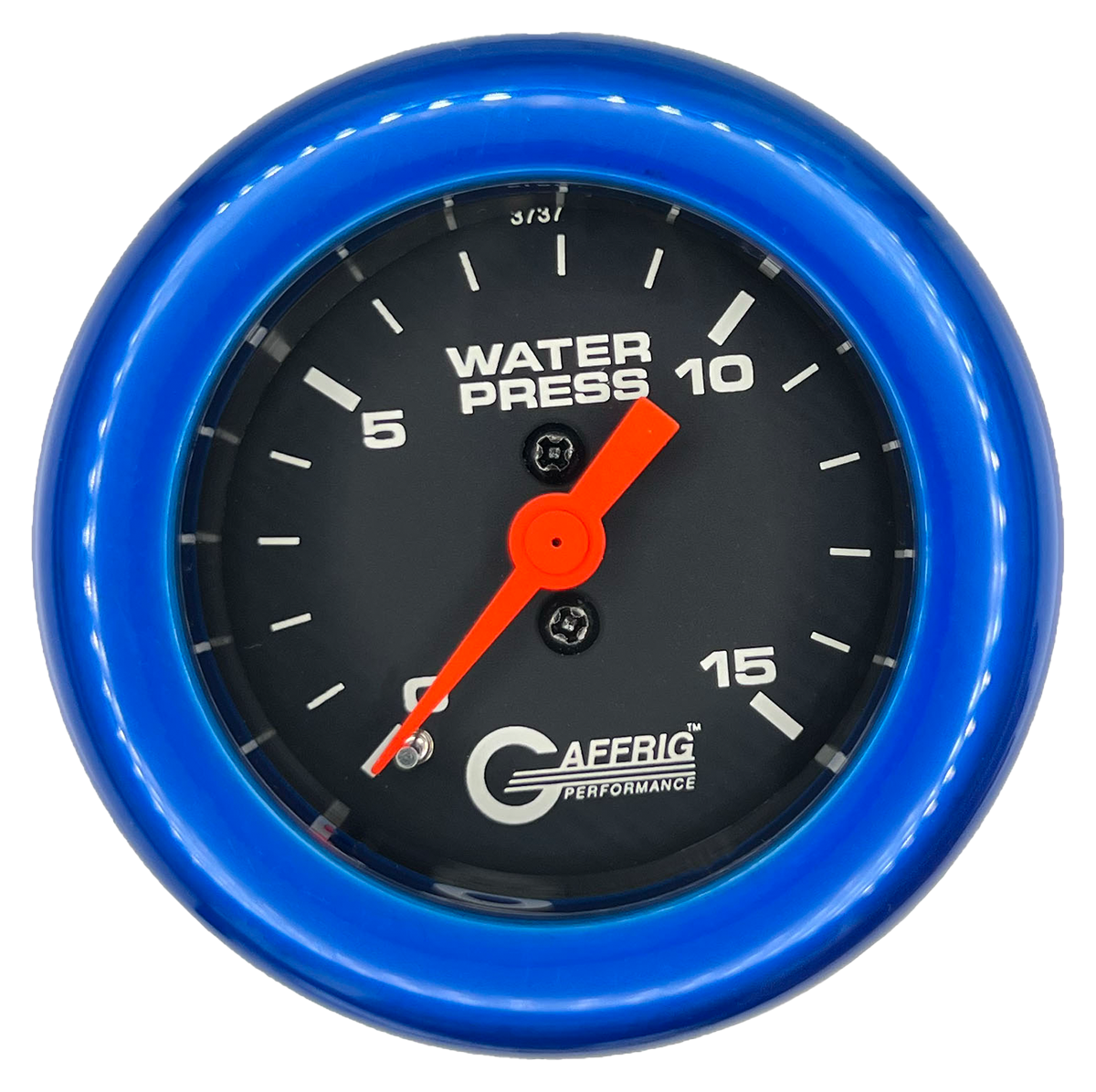 #6020 2 INCH MECHANICAL WATER PRESS. 0-15 PSI BLACK Blue / Step