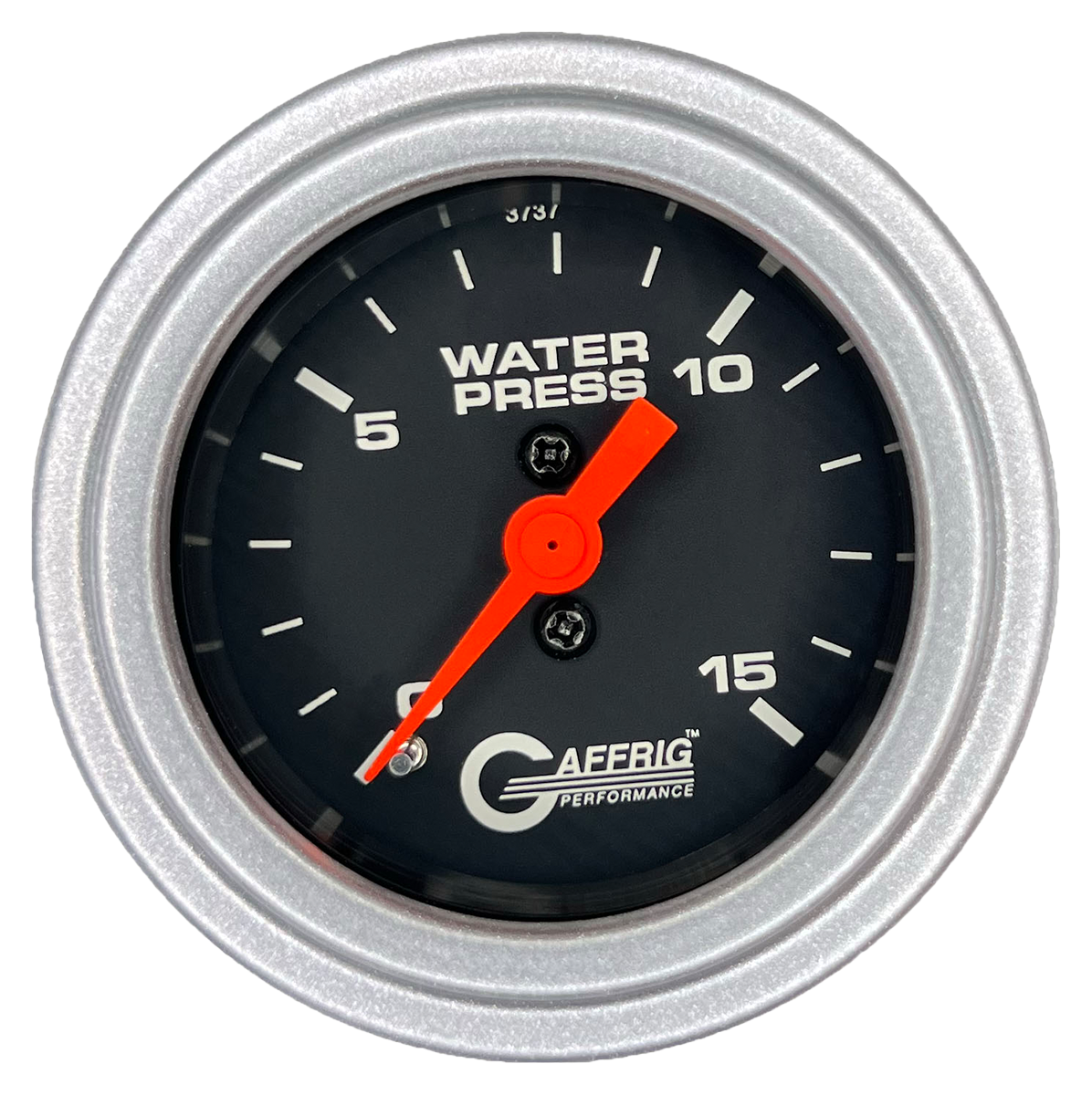 #6020 2 INCH MECHANICAL WATER PRESS. 0-15 PSI BLACK Platinum / Step