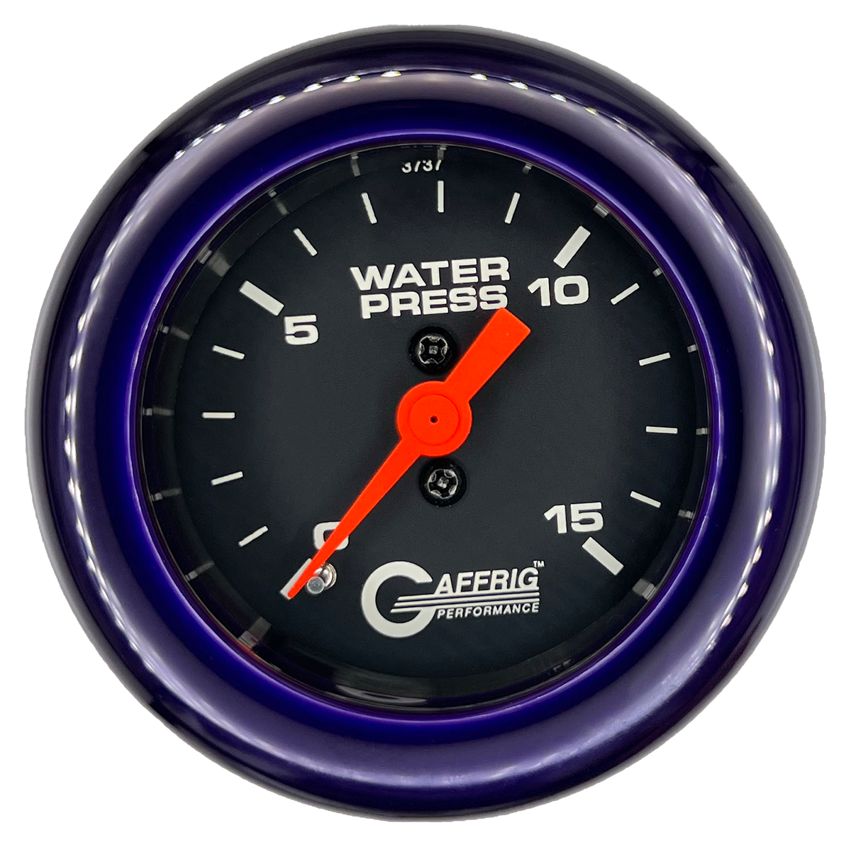 #6020 2 INCH MECHANICAL WATER PRESS. 0-15 PSI BLACK Purple / Step