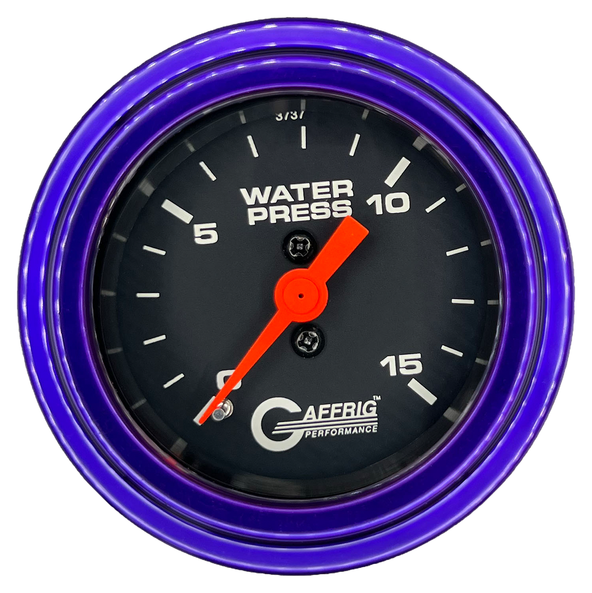 #6020 2 INCH MECHANICAL WATER PRESS. 0-15 PSI BLACK Purple / Step