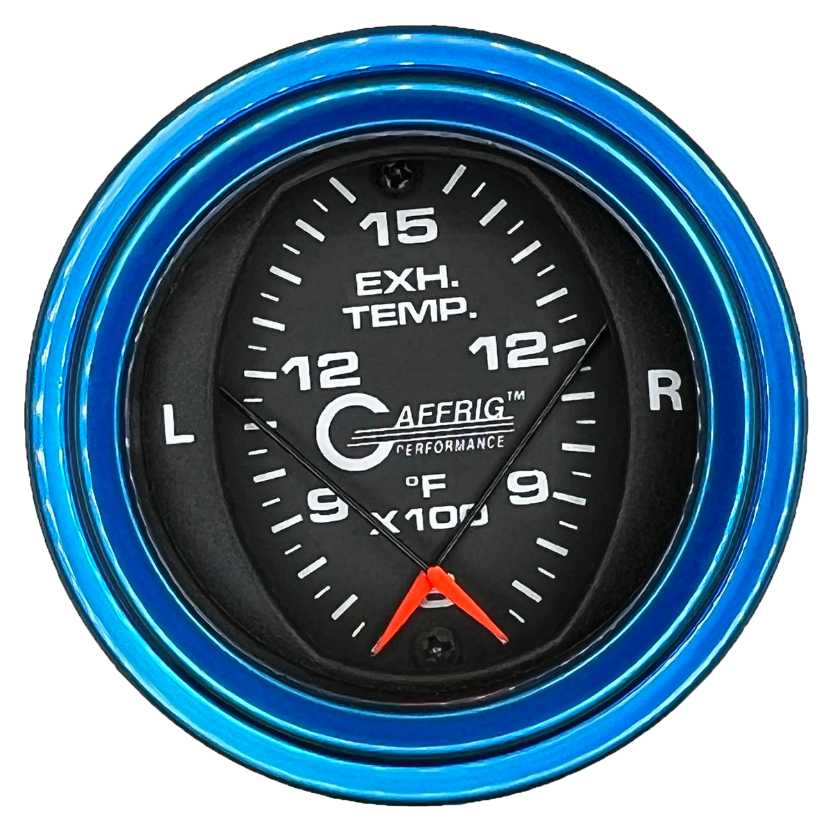 #6024 2 INCH MECHANICAL DUAL PYROMETER 600 - 1600 F BLACK Blue / Step