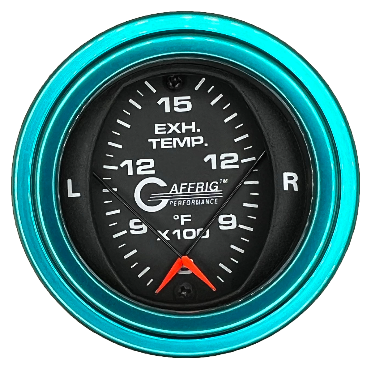 #6024 2 INCH MECHANICAL DUAL PYROMETER 600 - 1600 F BLACK Teal / Step