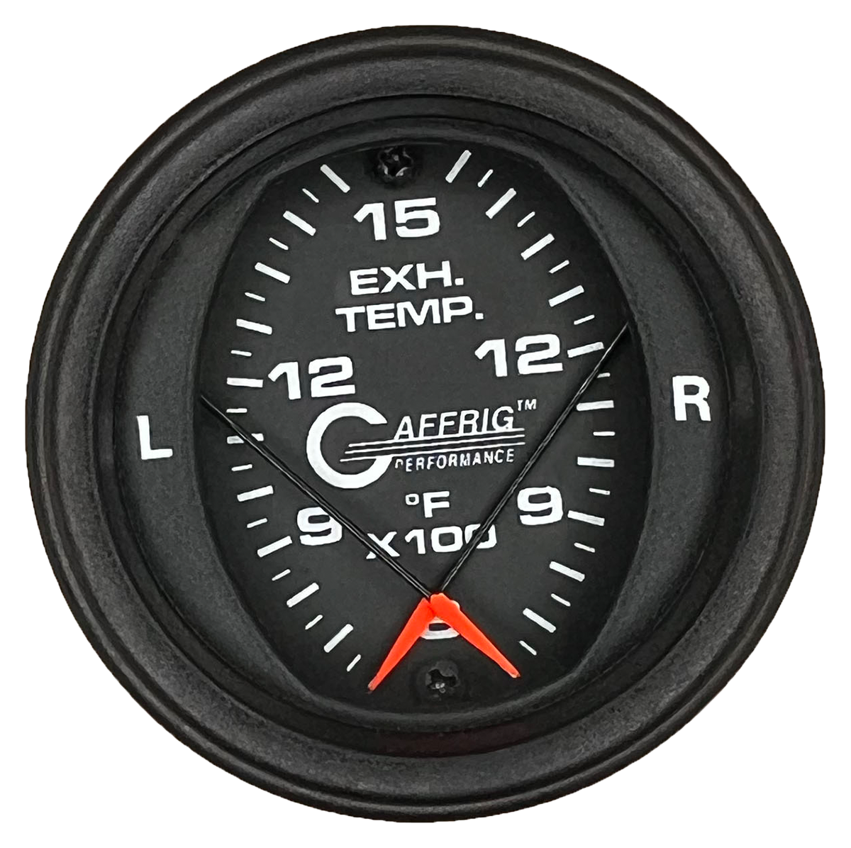 #6024 2 INCH MECHANICAL DUAL PYROMETER 600 - 1600 F BLACK Black / Step